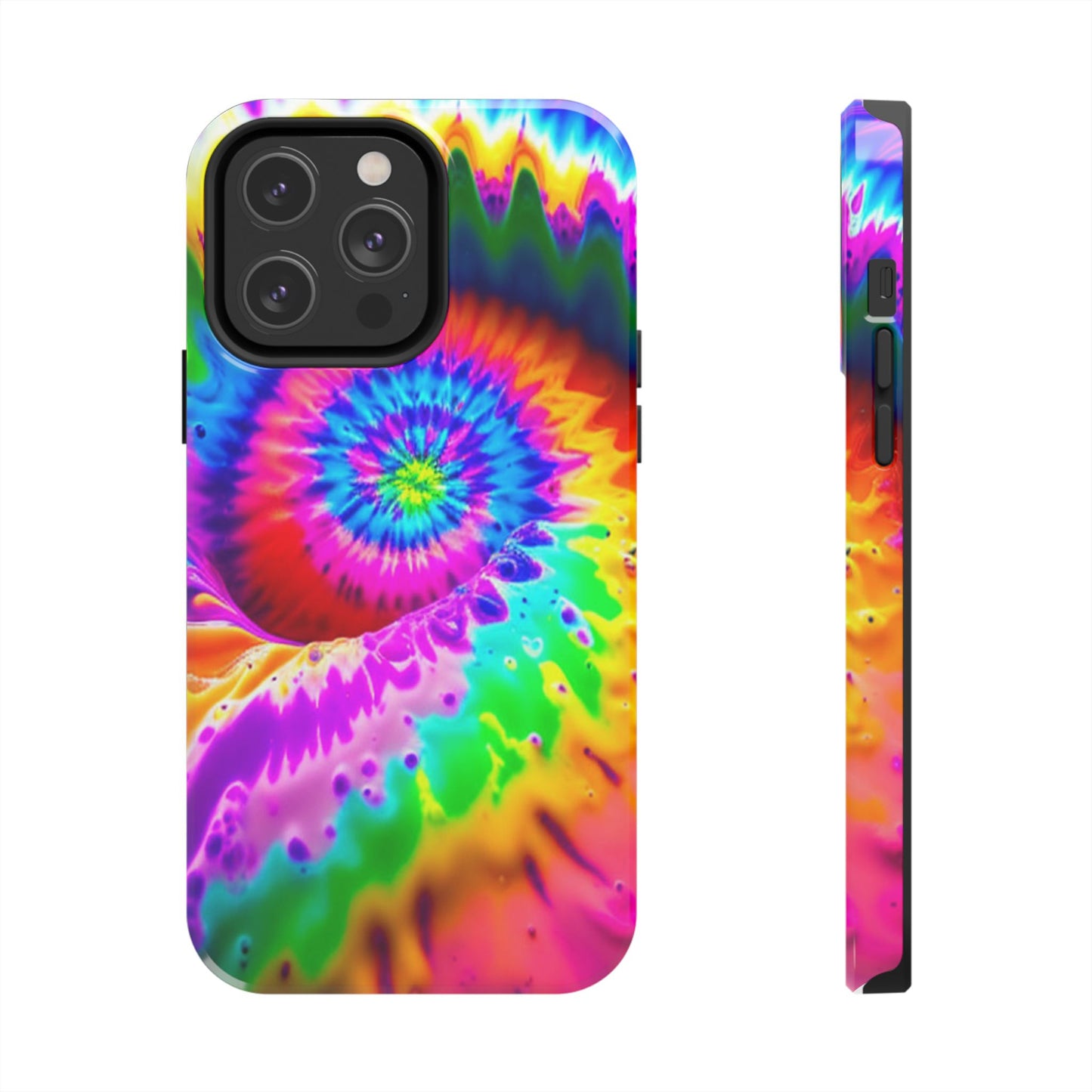 W Tie-Dye Wie-Wye (Tough iPhone Case)