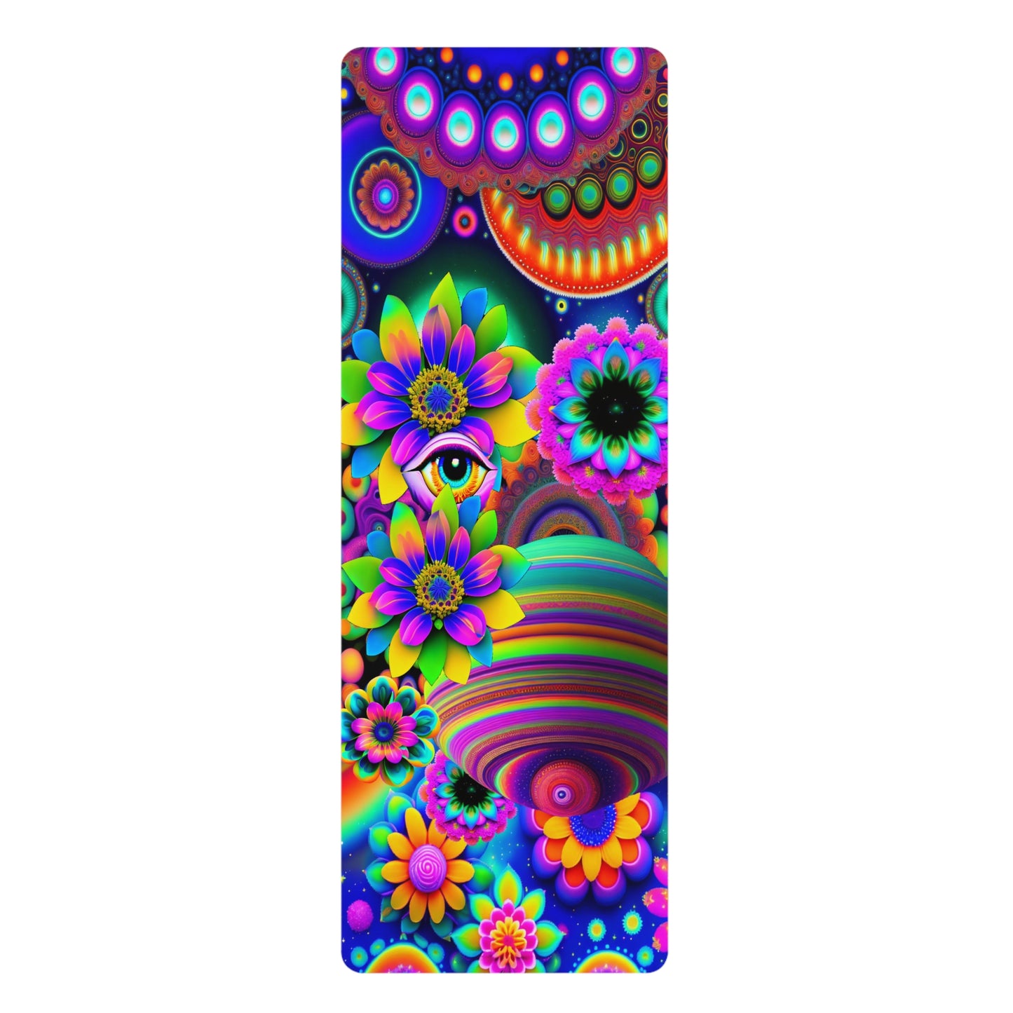 Flower-verse (Rubber Yoga Mat)