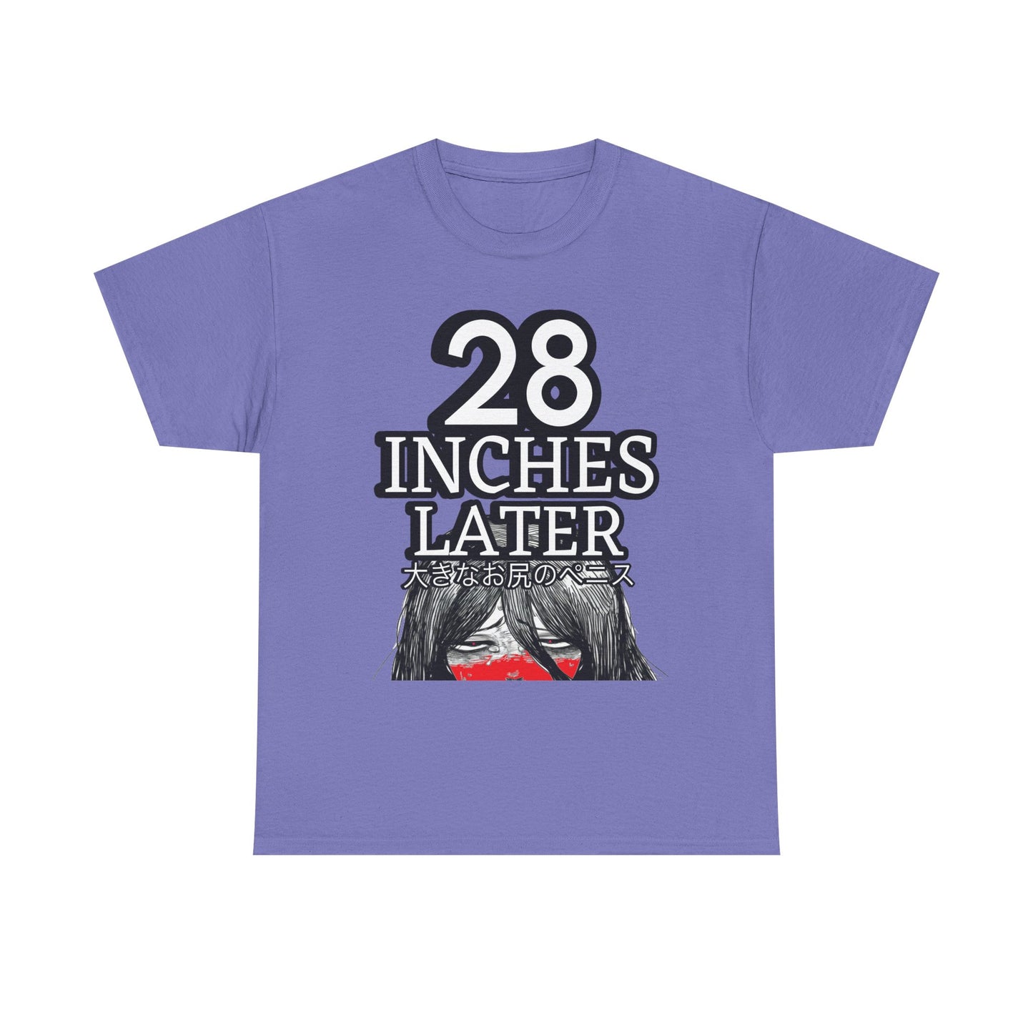 28 Inches laterインチ後 Unisex Heavy Cotton Tee