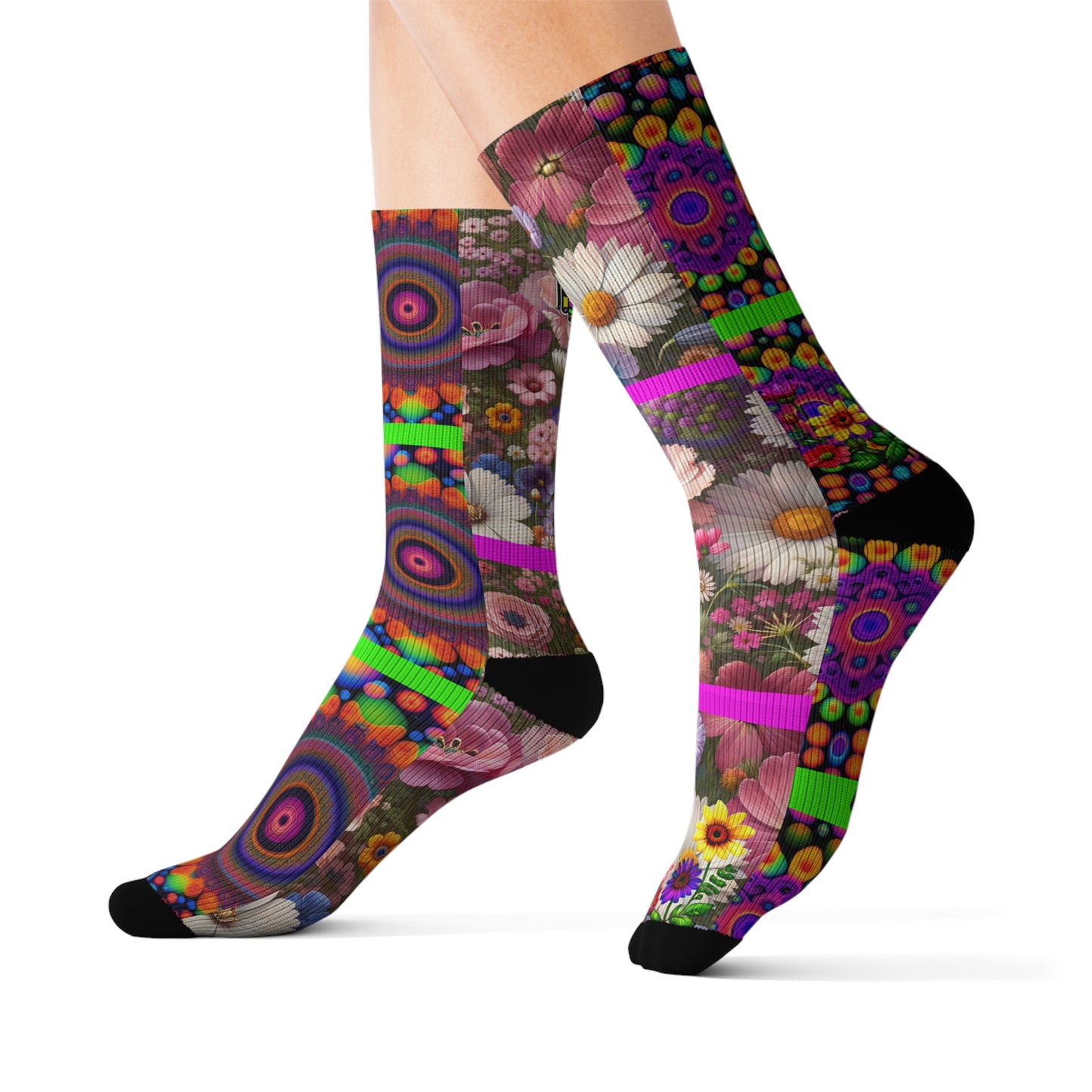 Enter the Flower-verse (Sublimation Socks)