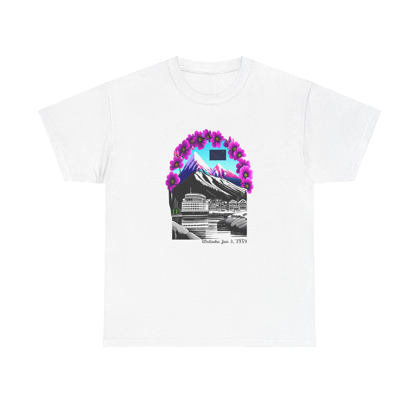 W Alaska Walaska (Unisex Heavy Cotton Tee)