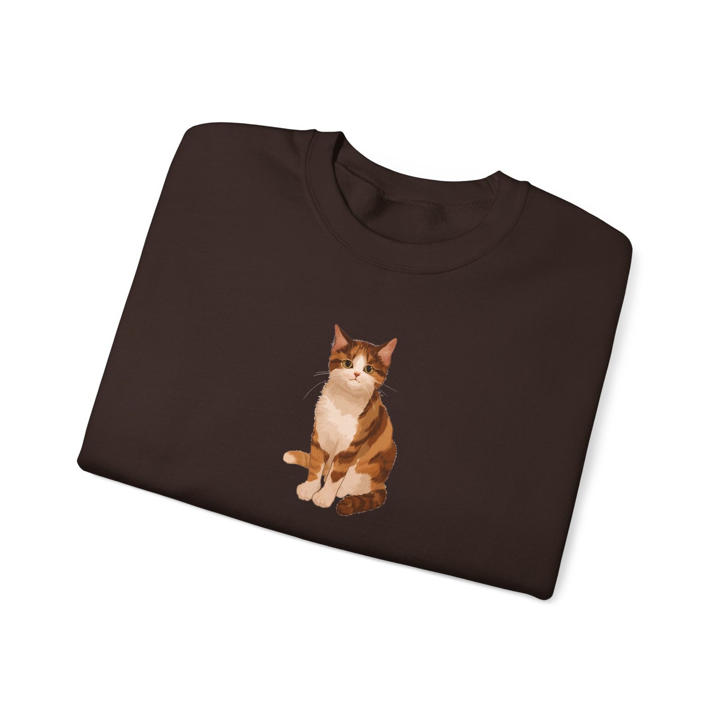 Cute Cat (Unisex Heavy Blend™ Crewneck Sweatshirt)