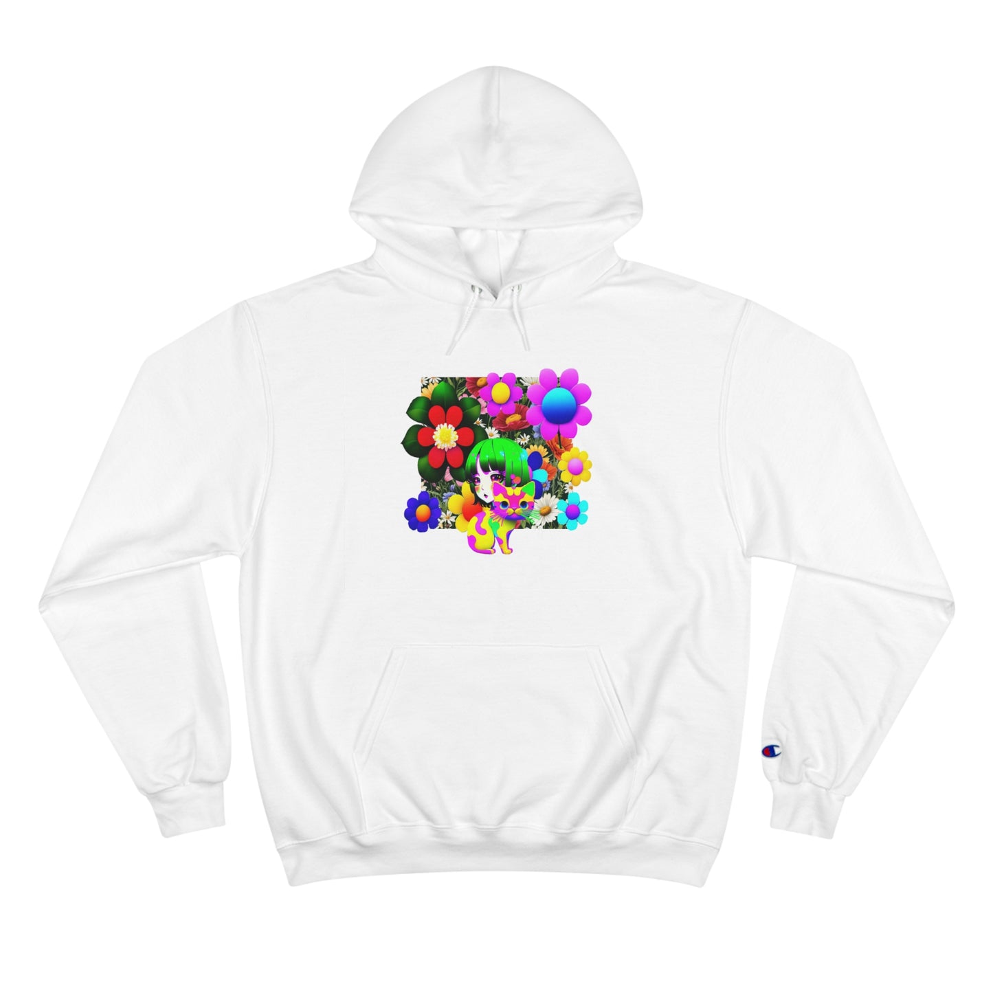 Hiding In The Cuteness (Champion Hoodie)