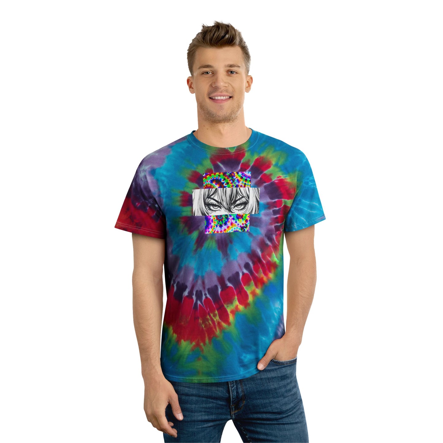 I'm not Tripping on those Shrooms (Tie-Dye Tee, Spiral)