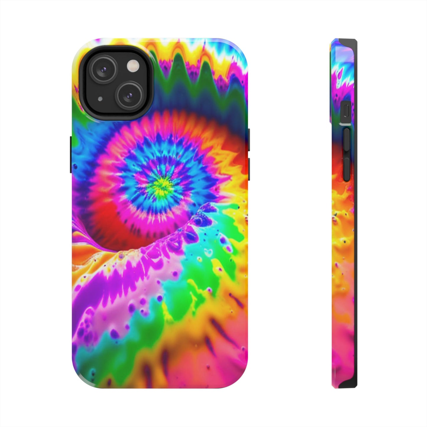 W Tie-Dye Wie-Wye (Tough iPhone Case)