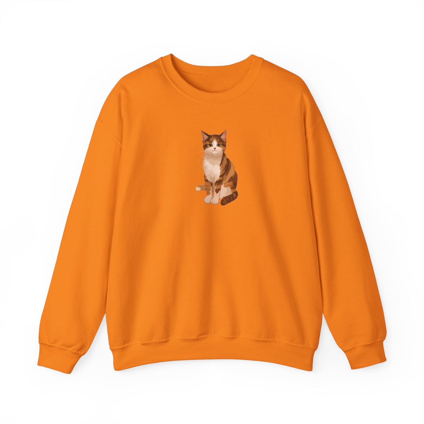 Cute Cat (Unisex Heavy Blend™ Crewneck Sweatshirt)