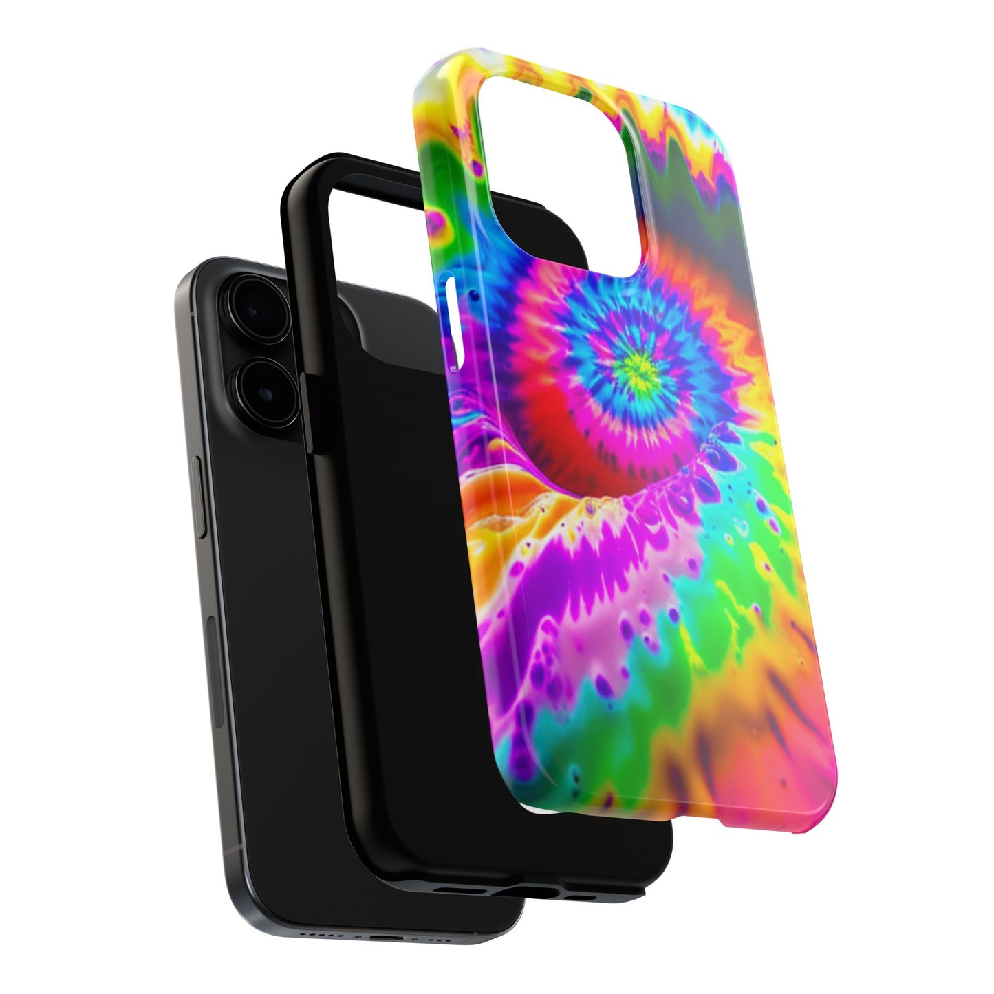 W Tie-Dye Wie-Wye (Tough iPhone Case)