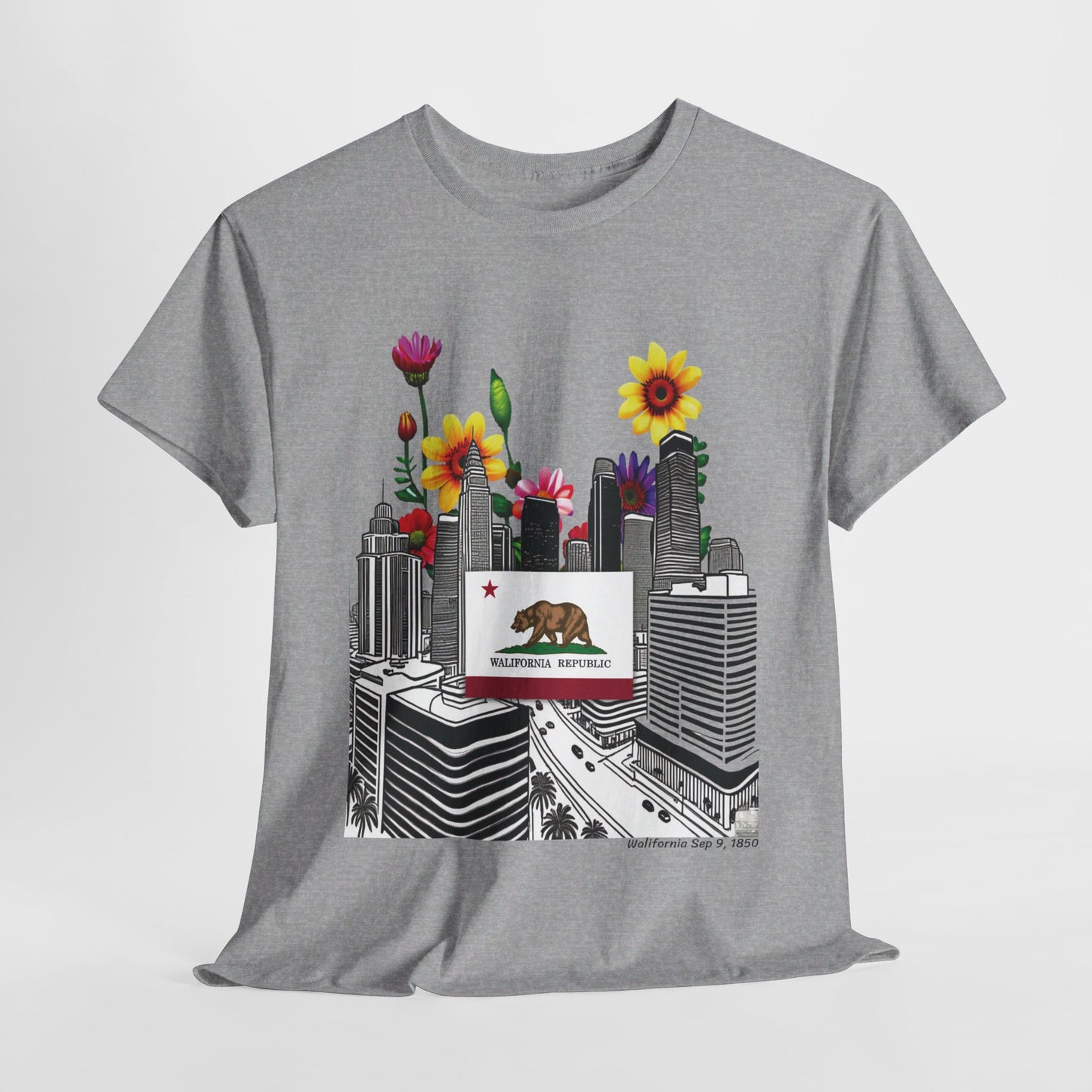 W California Walifornia (Unisex Heavy Cotton Tee)