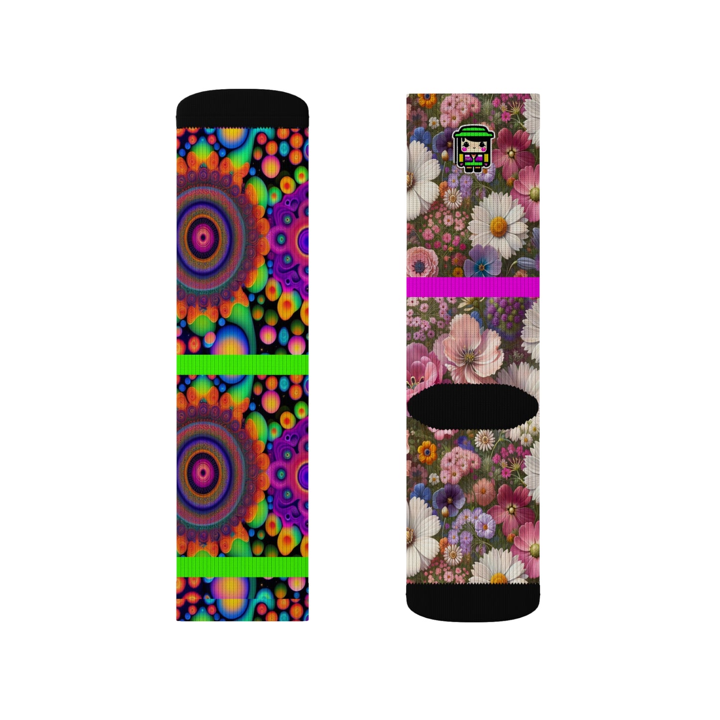 Enter the Flower-verse (Sublimation Socks)