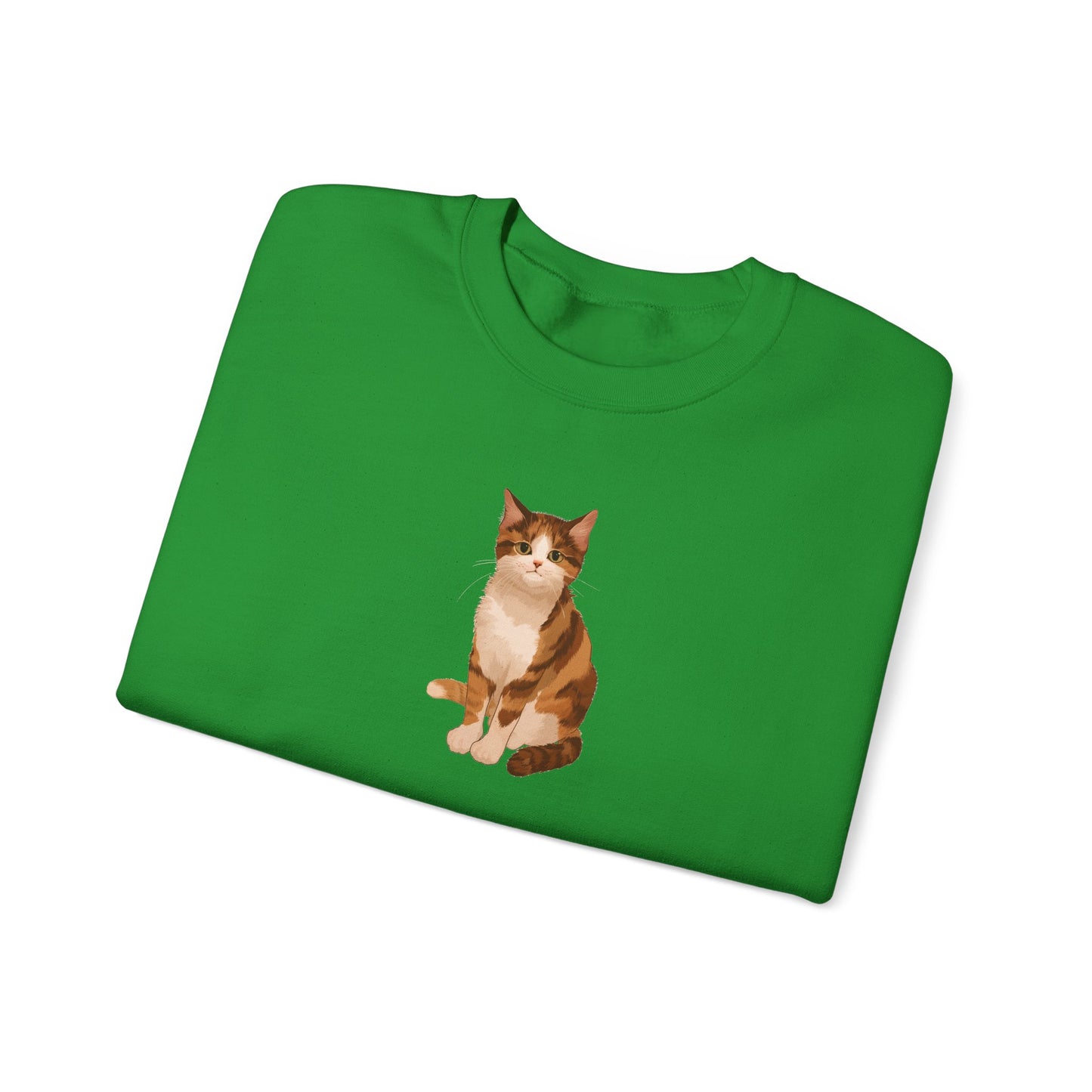 Cute Cat (Unisex Heavy Blend™ Crewneck Sweatshirt)