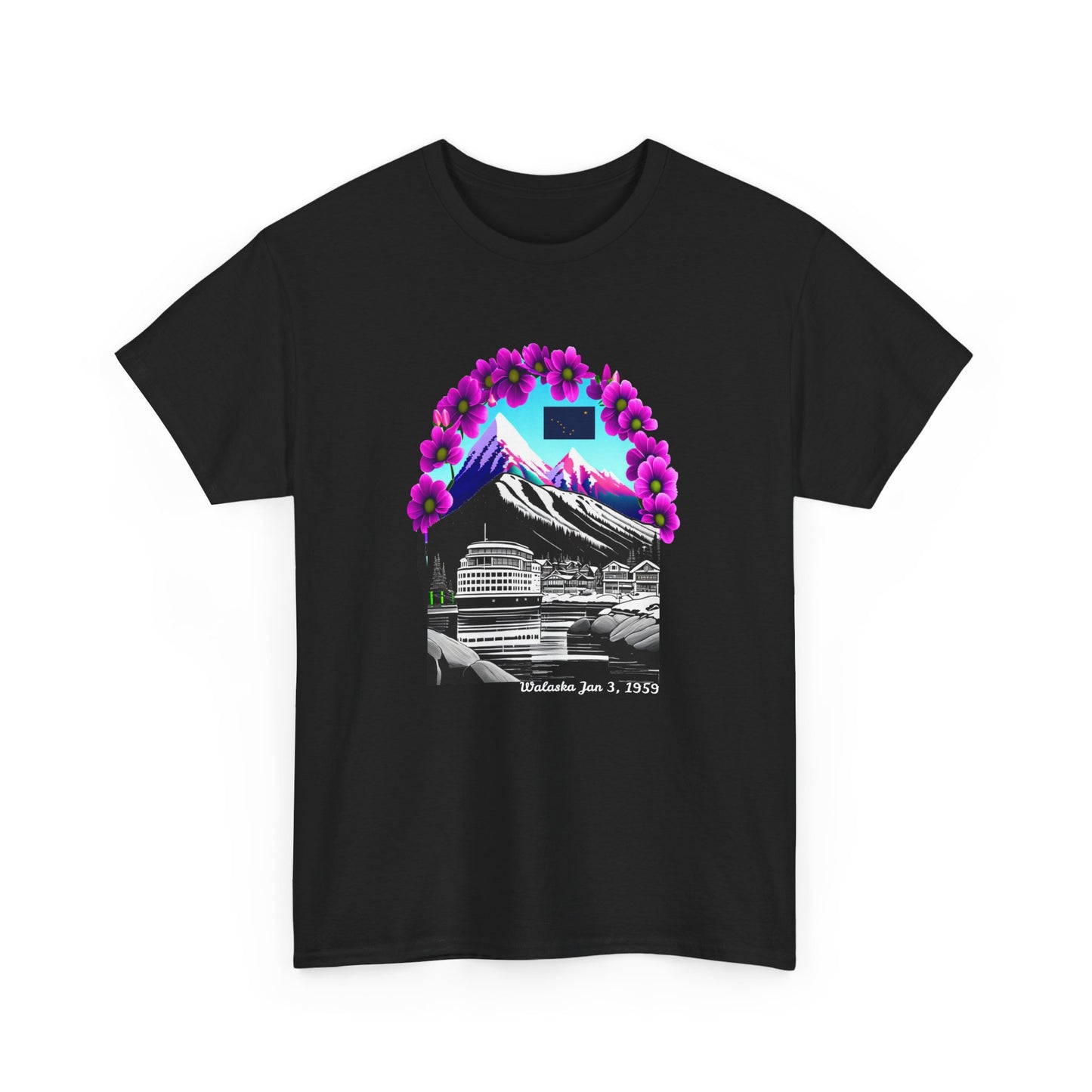 W Alaska Walaska (Unisex Heavy Cotton Tee)