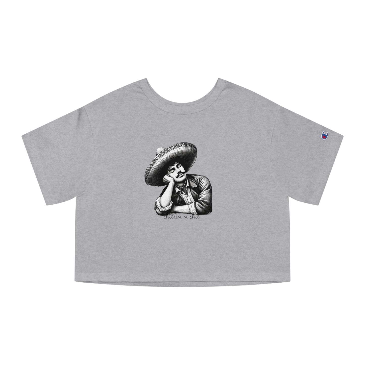 Chillin N' shit (Champion Women's Heritage Cropped T-Shirt)