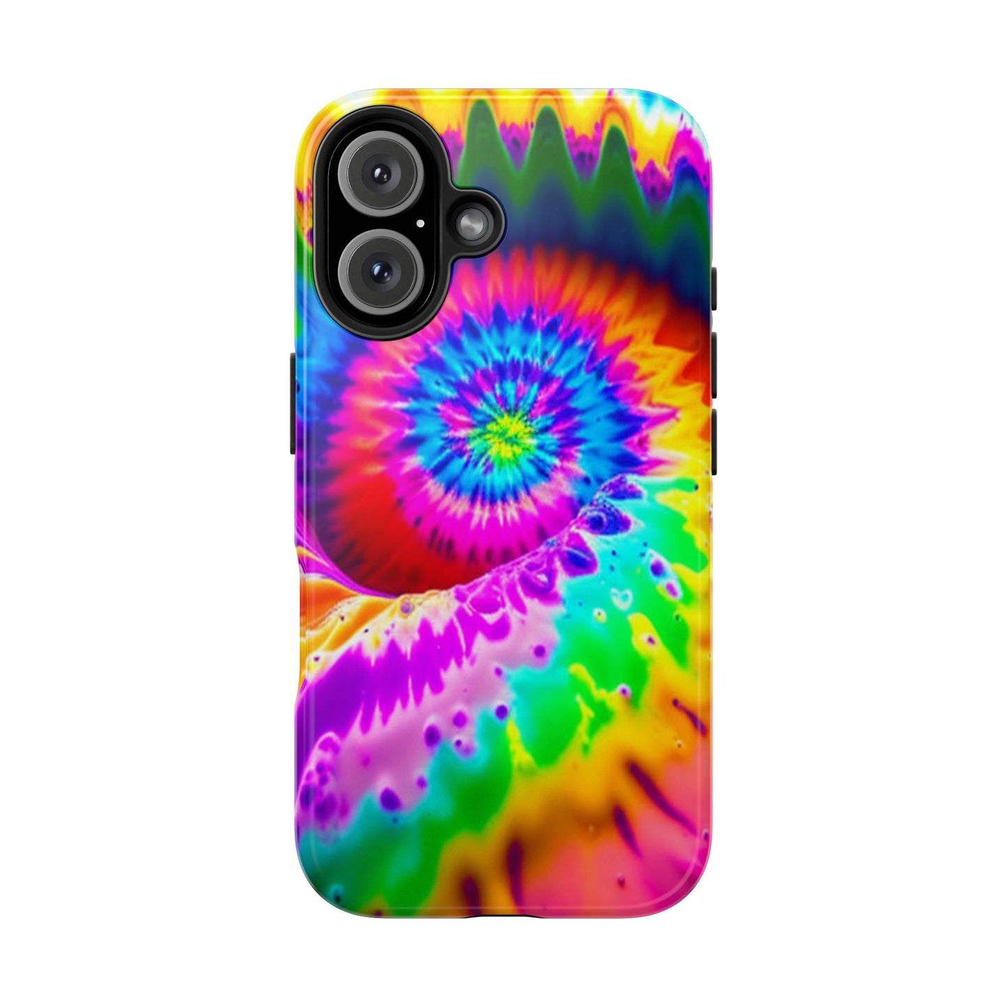 W Tie-Dye Wie-Wye (Tough iPhone Case)