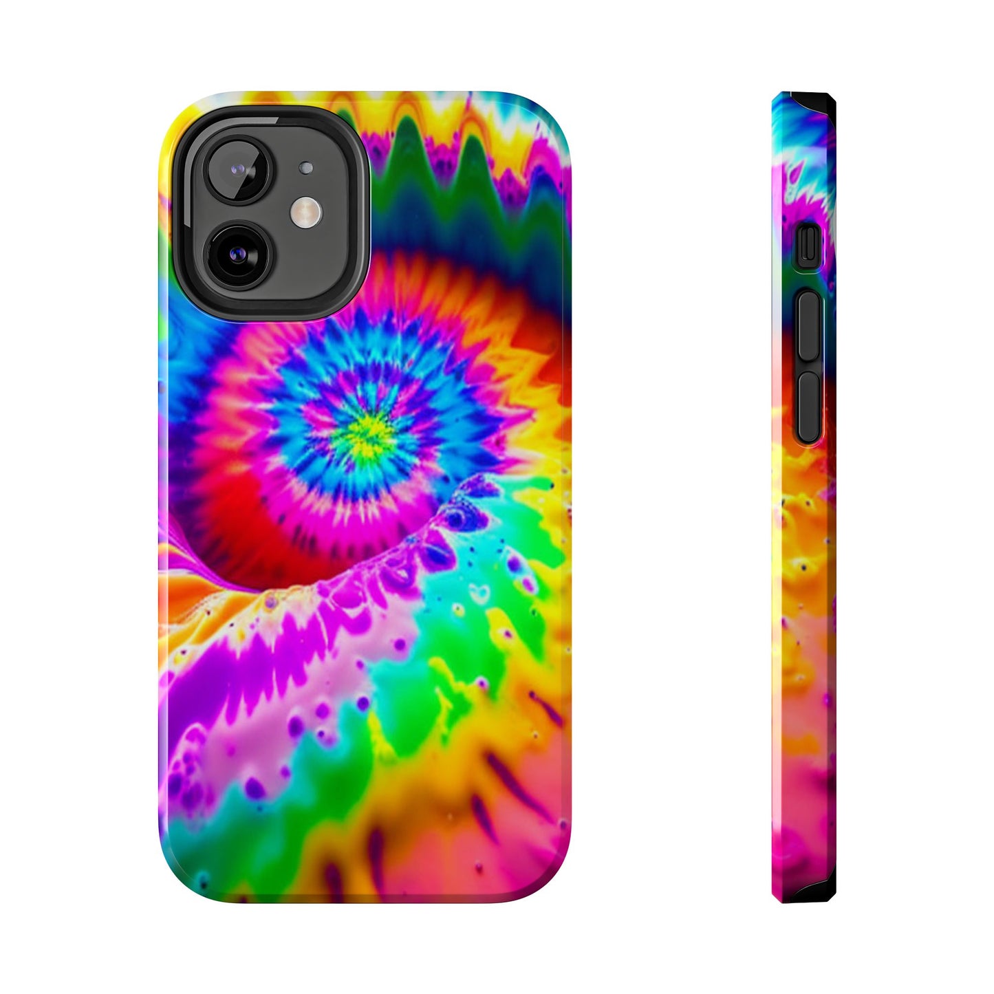 W Tie-Dye Wie-Wye (Tough iPhone Case)