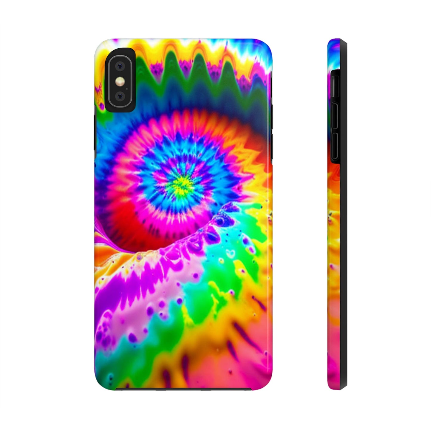W Tie-Dye Wie-Wye (Tough iPhone Case)