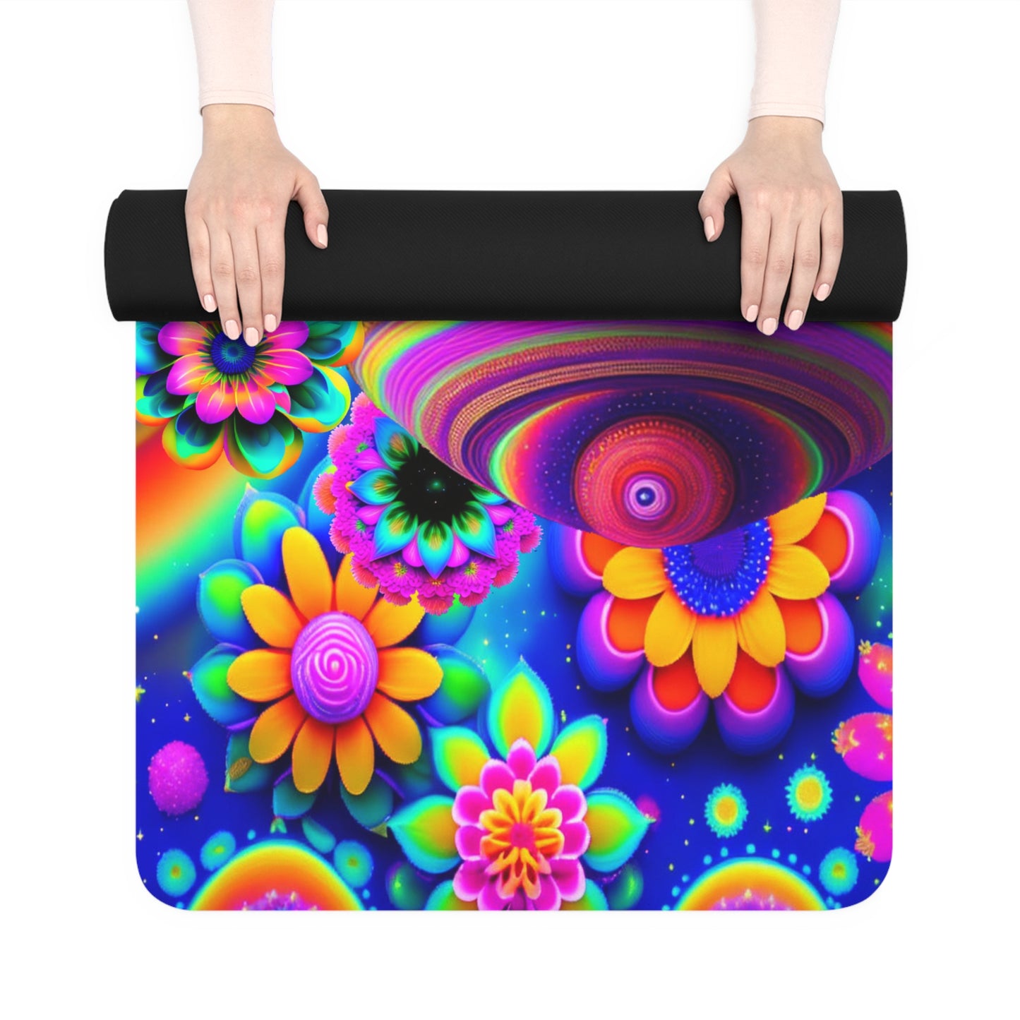 Flower-verse (Rubber Yoga Mat)