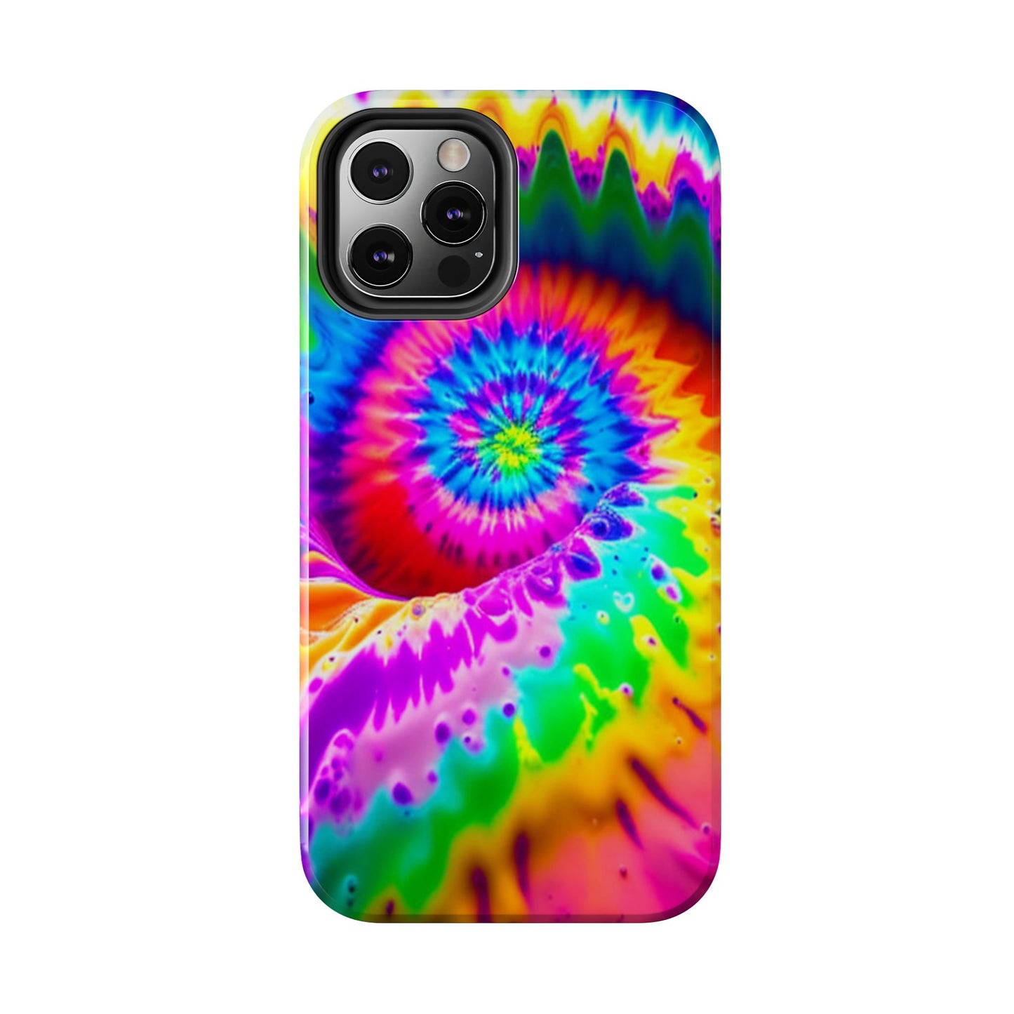 W Tie-Dye Wie-Wye (Tough iPhone Case)
