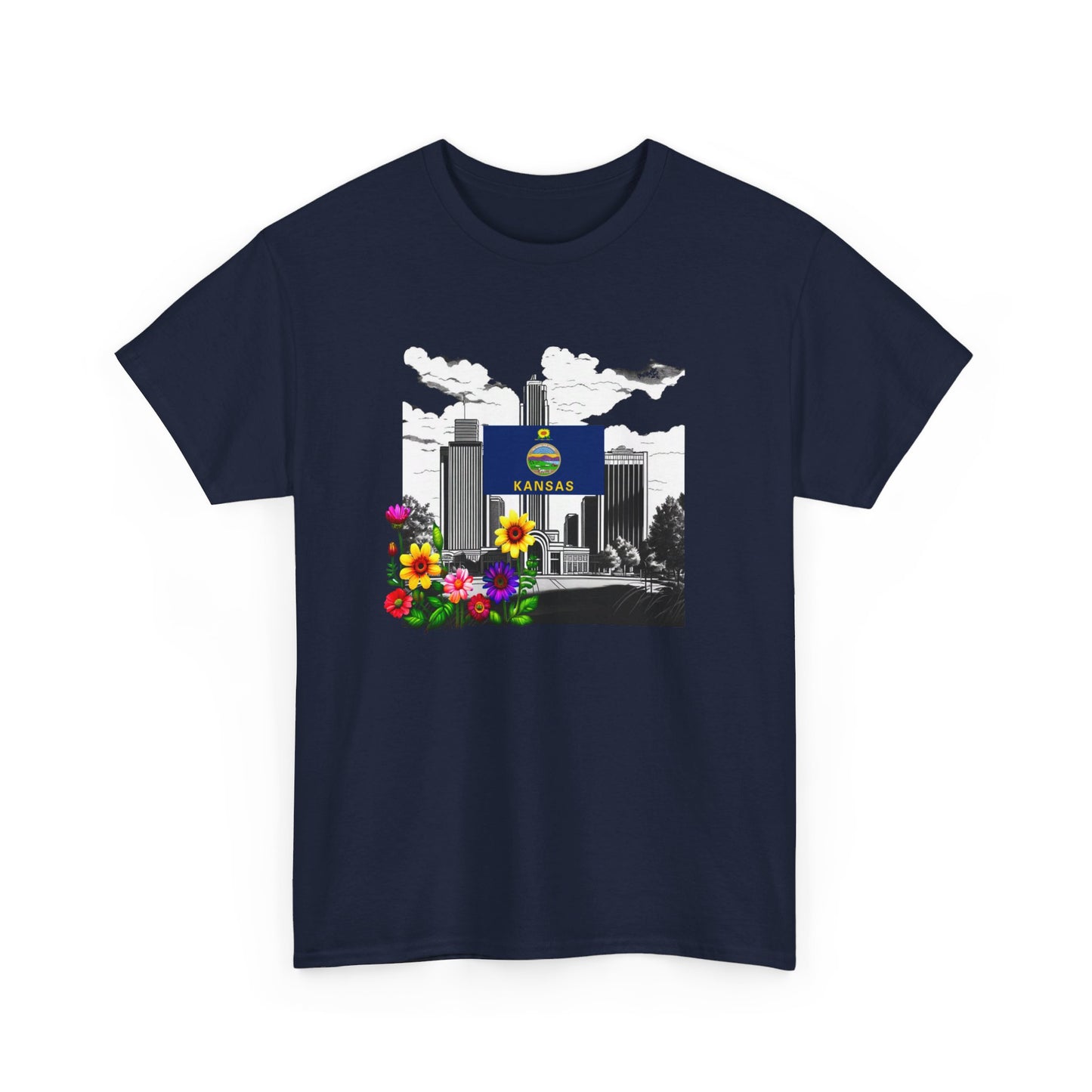 W Kansas Wansas (Unisex Heavy Cotton Tee)