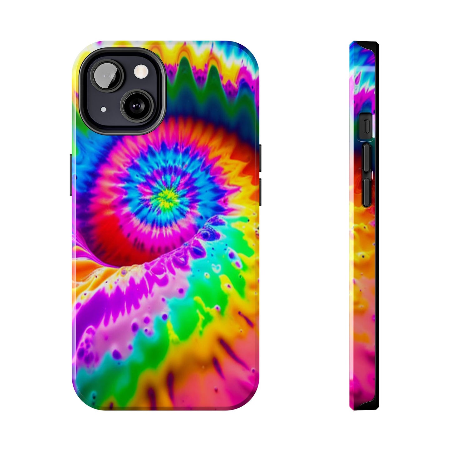 W Tie-Dye Wie-Wye (Tough iPhone Case)