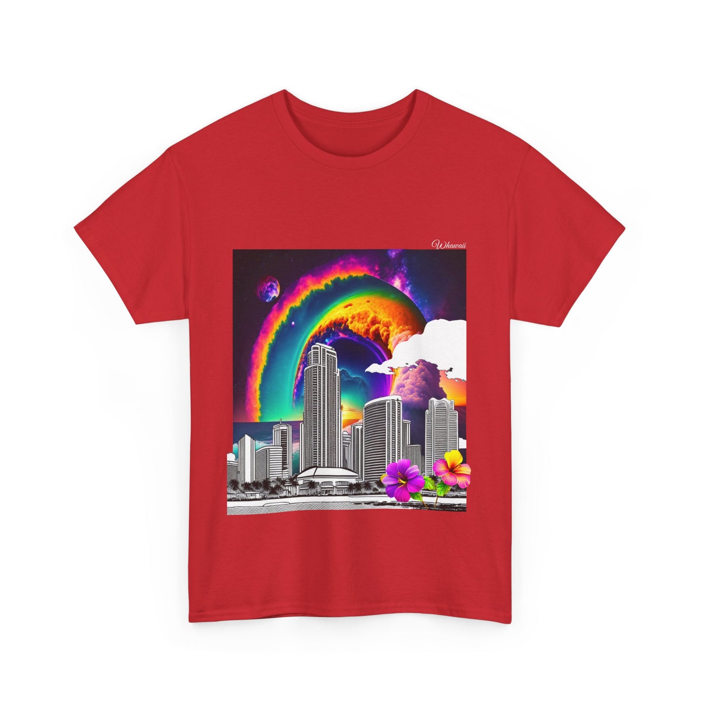 W Hawaii Wawaii (Unisex Heavy Cotton Tee)
