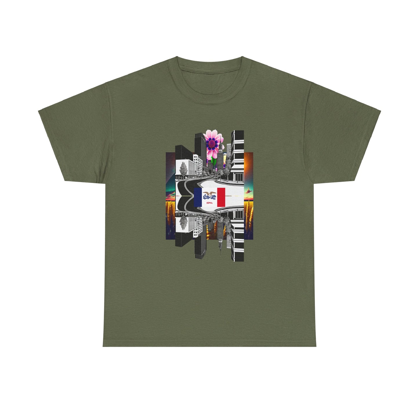 W Iowa Wiowa (Unisex Heavy Cotton Tee)