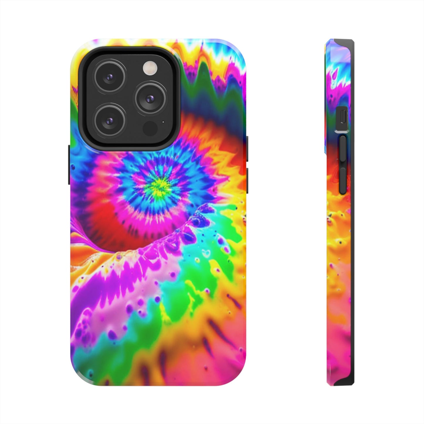 W Tie-Dye Wie-Wye (Tough iPhone Case)
