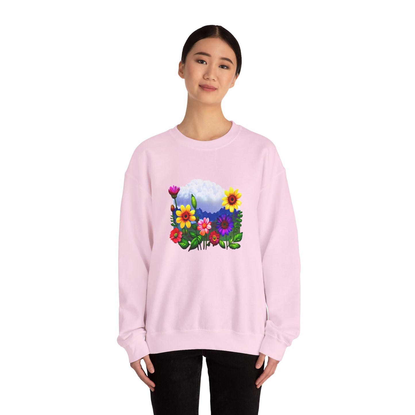 WildFlowers (Unisex Heavy Blend™ Crewneck Sweatshirt)