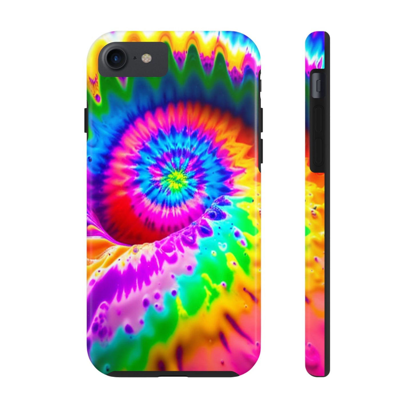 W Tie-Dye Wie-Wye (Tough iPhone Case)