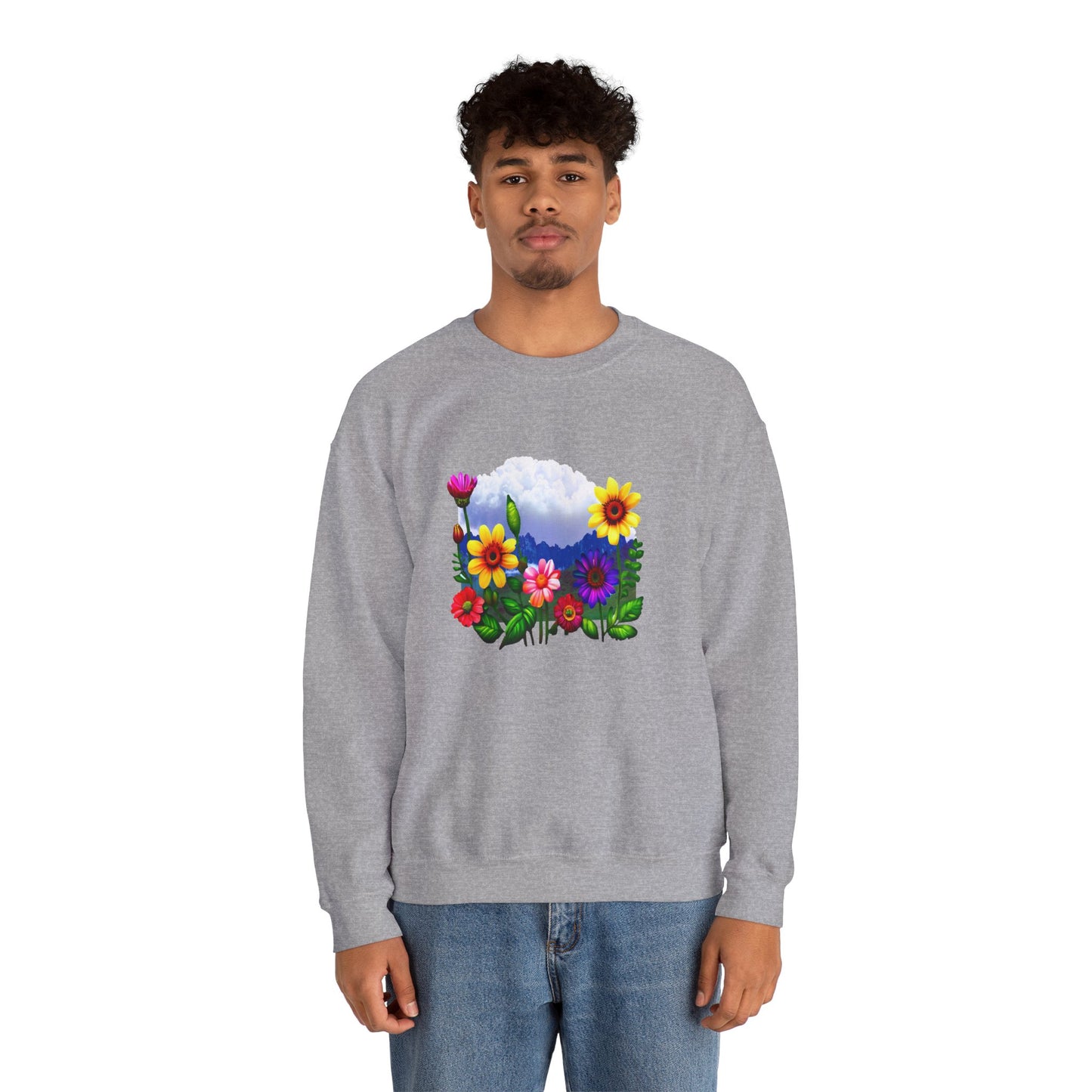 WildFlowers (Unisex Heavy Blend™ Crewneck Sweatshirt)