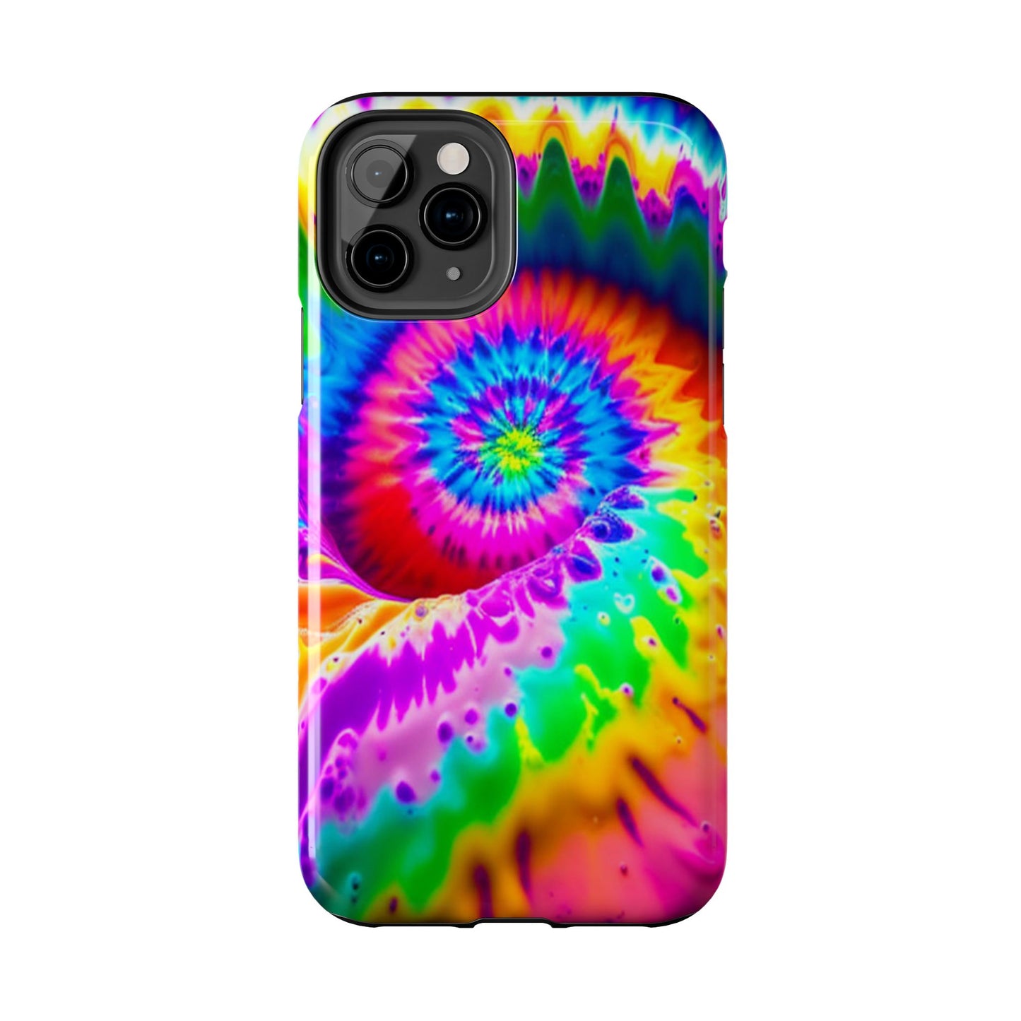 W Tie-Dye Wie-Wye (Tough iPhone Case)