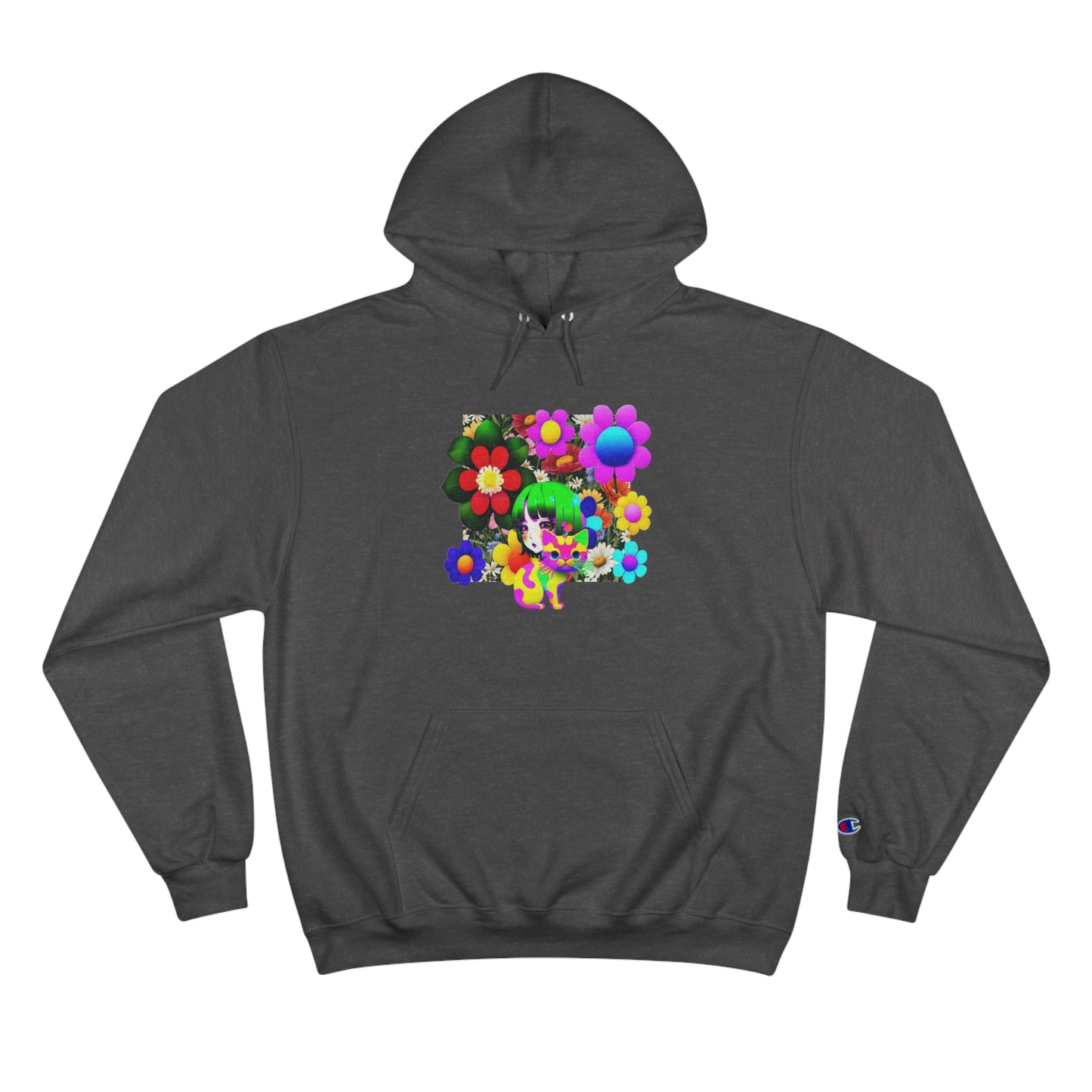 Hiding In The Cuteness (Champion Hoodie)