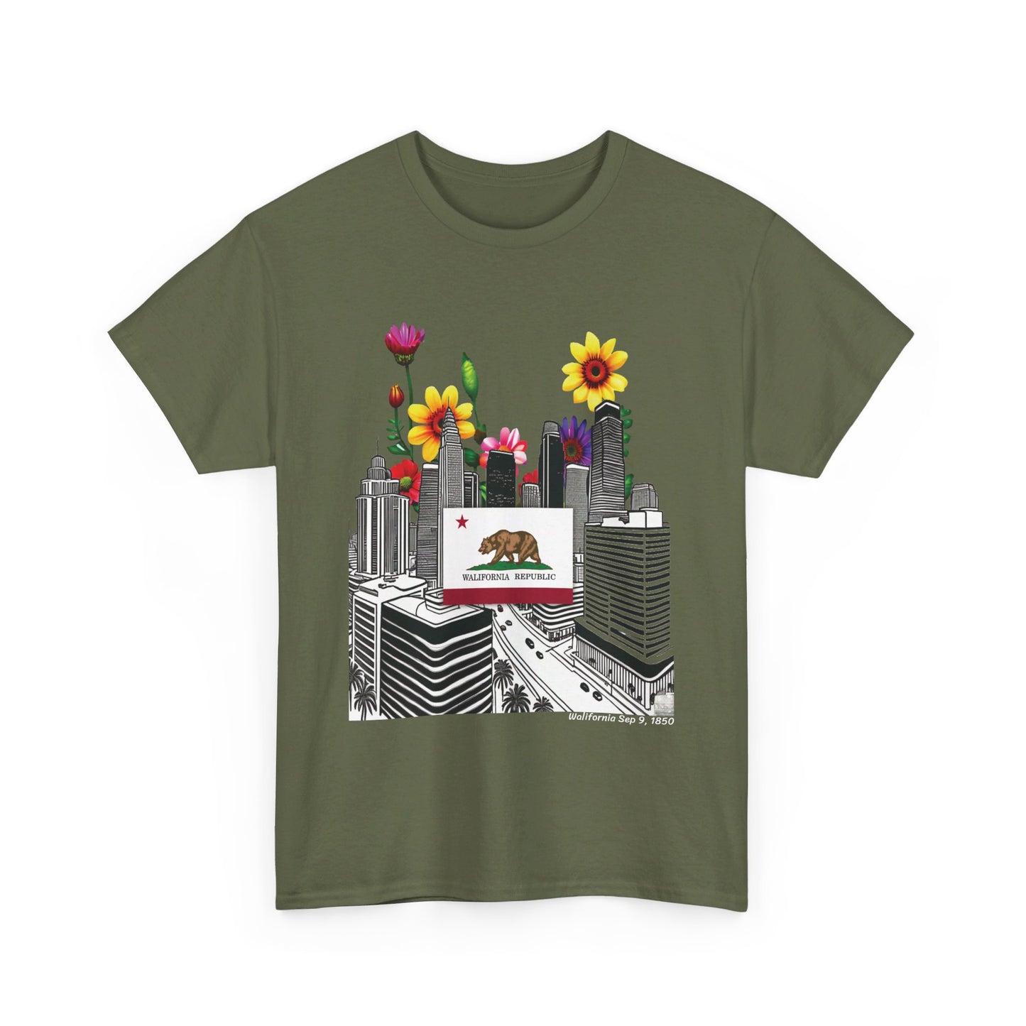 W California Walifornia (Unisex Heavy Cotton Tee)