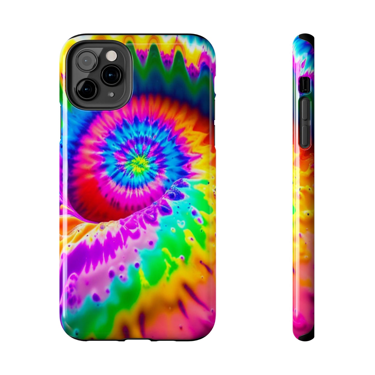 W Tie-Dye Wie-Wye (Tough iPhone Case)