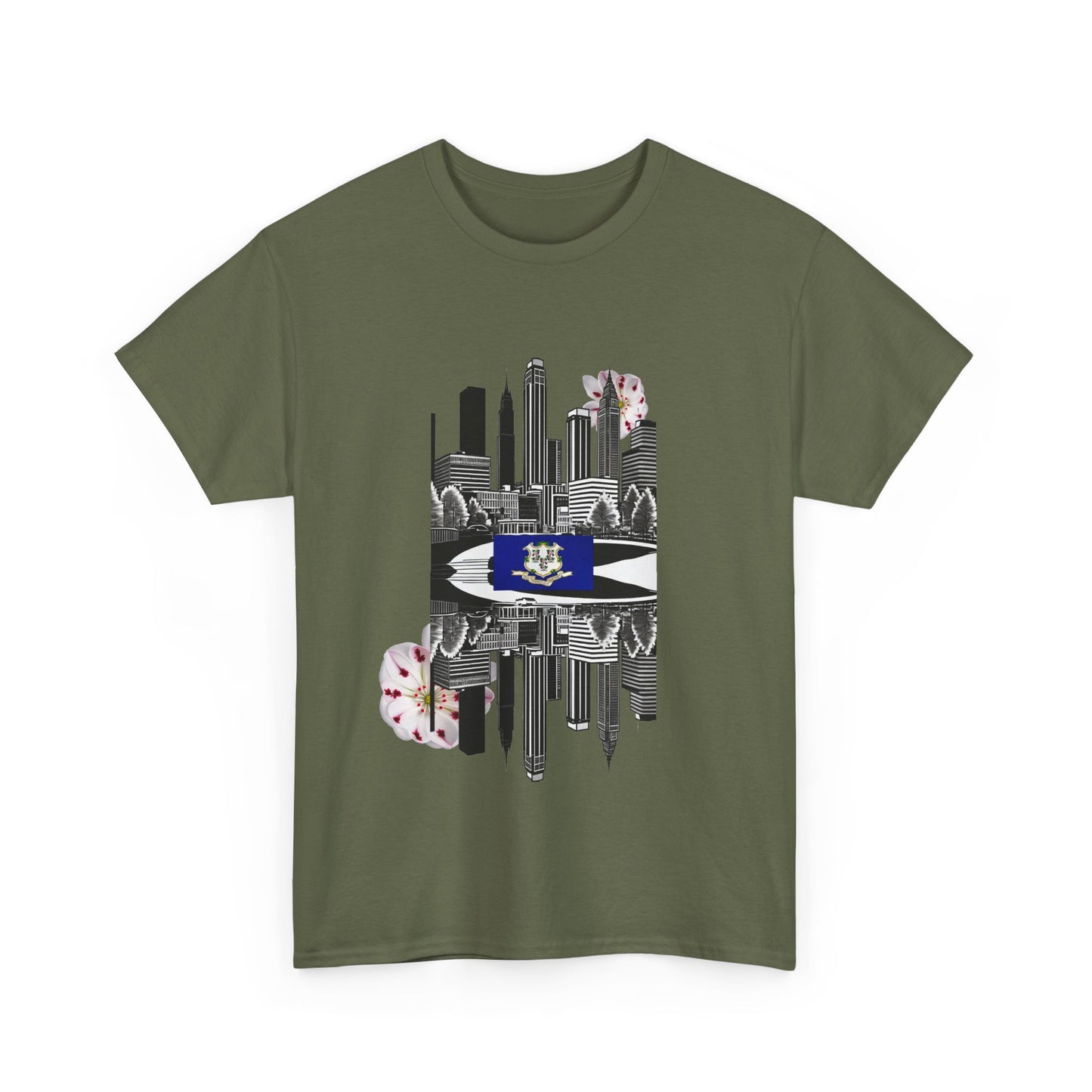 W Connecticut Wonnecticut (Unisex Heavy Cotton Tee)
