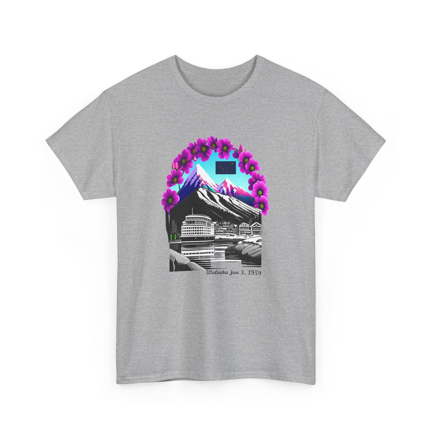 W Alaska Walaska (Unisex Heavy Cotton Tee)