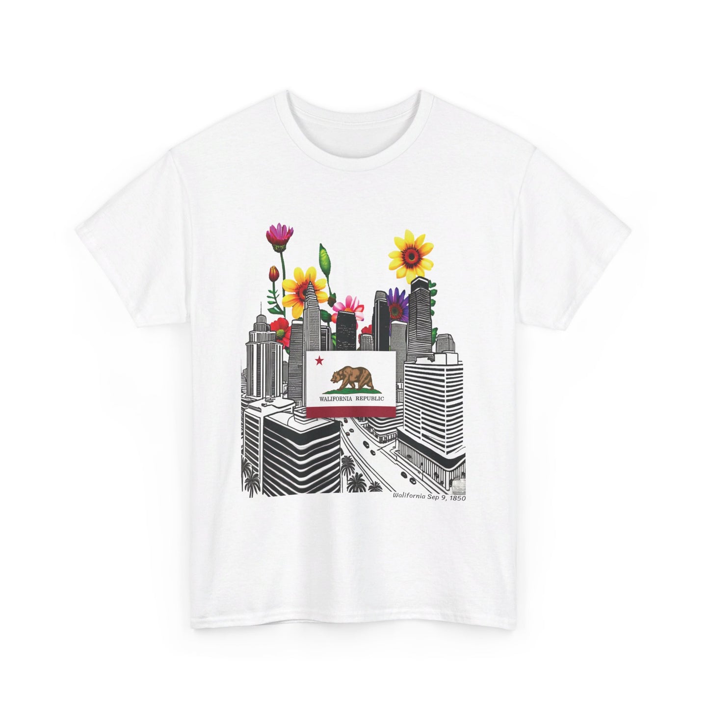 W California Walifornia (Unisex Heavy Cotton Tee)
