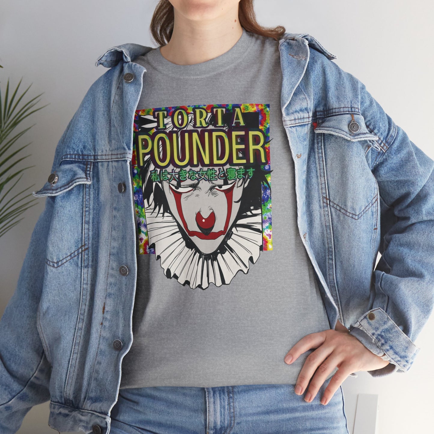 Torta Pounder 私は太った女性が大好きです Unisex Heavy Cotton Tee