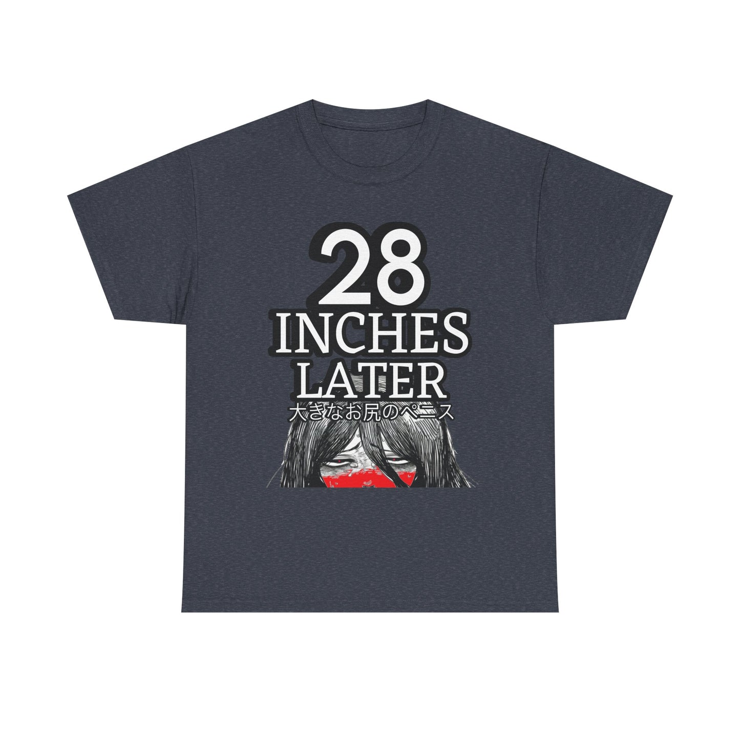 28 Inches laterインチ後 Unisex Heavy Cotton Tee