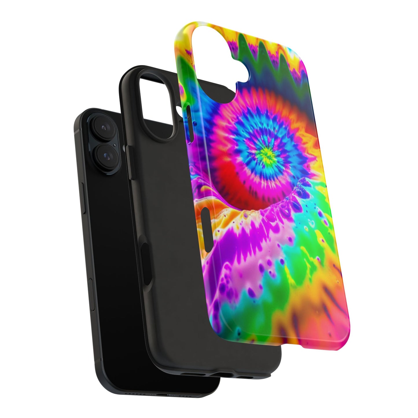 W Tie-Dye Wie-Wye (Tough iPhone Case)