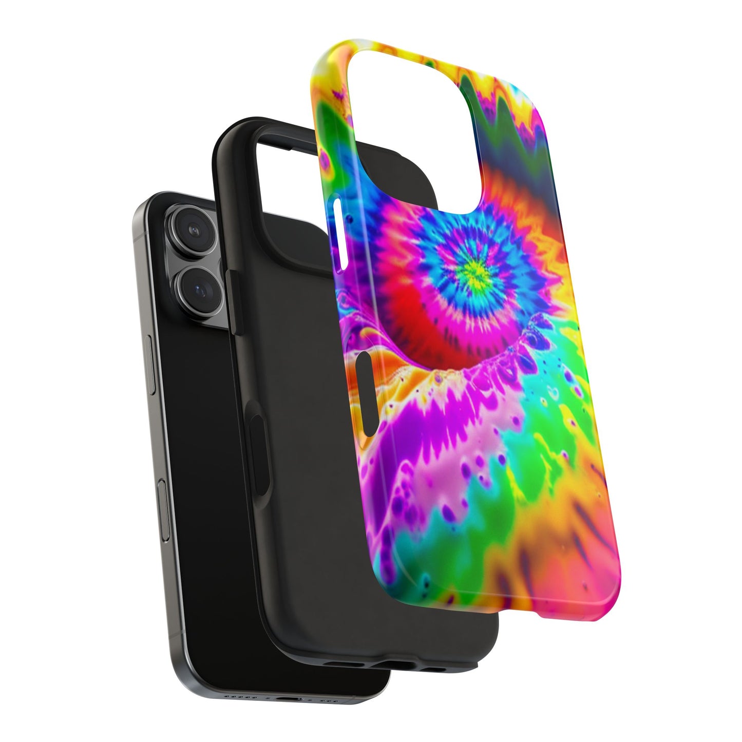W Tie-Dye Wie-Wye (Tough iPhone Case)