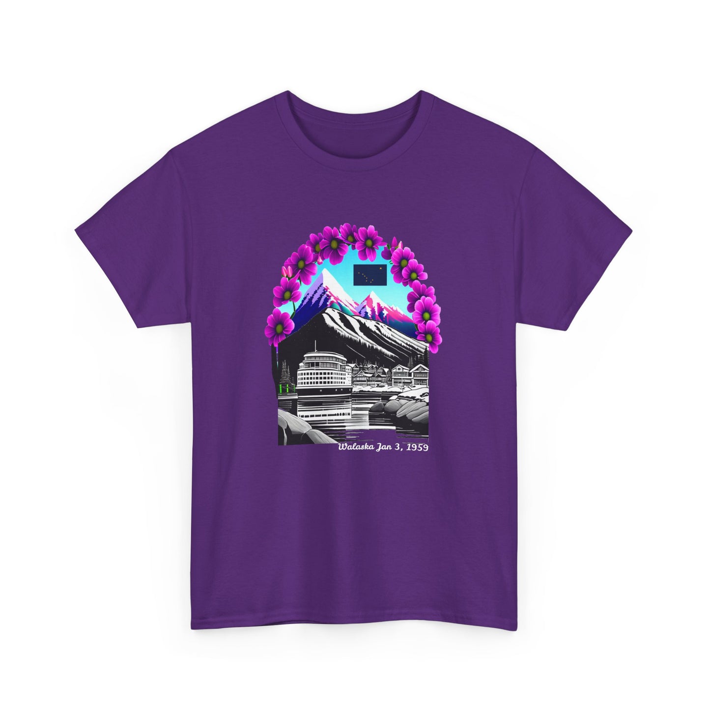 W Alaska Walaska (Unisex Heavy Cotton Tee)
