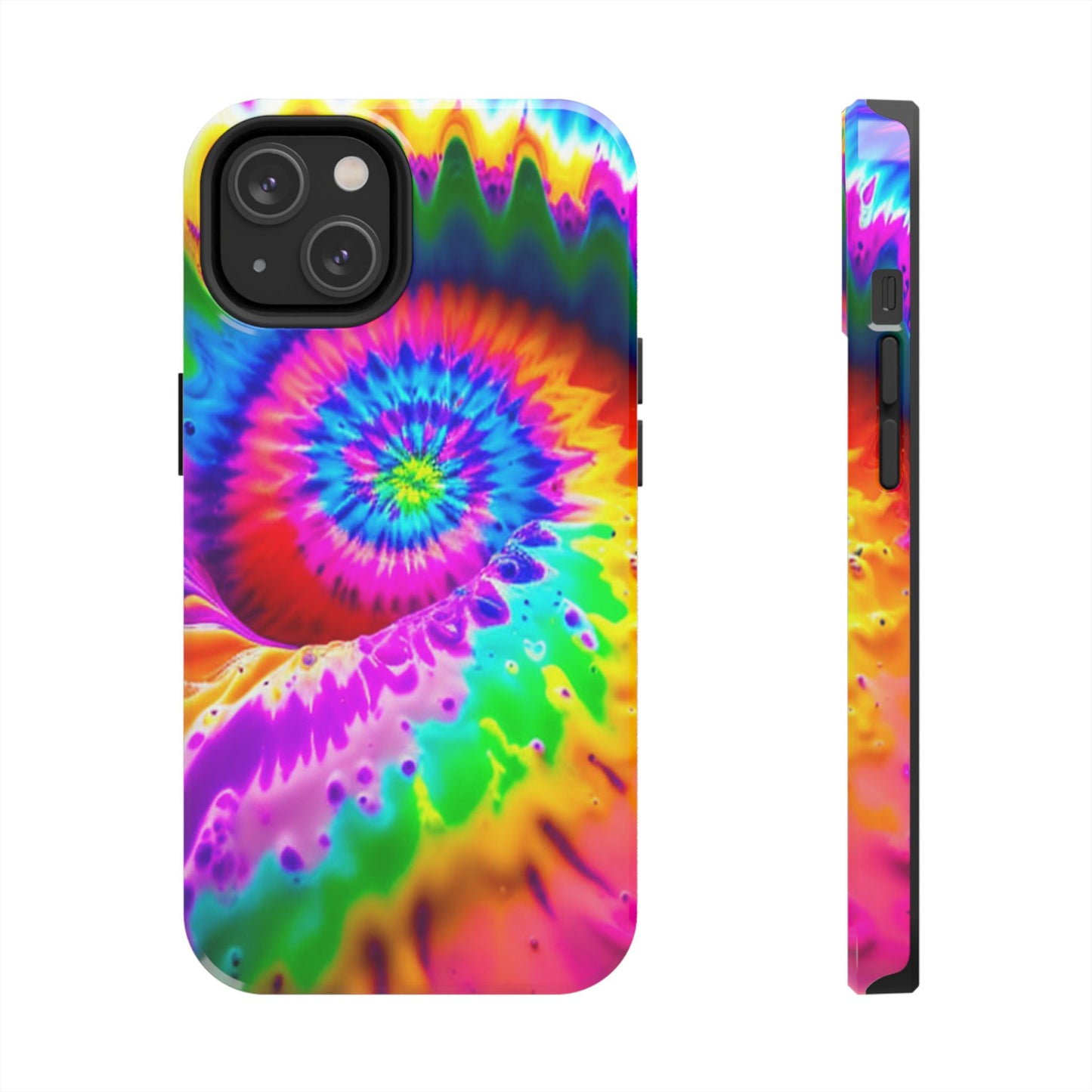 W Tie-Dye Wie-Wye (Tough iPhone Case)