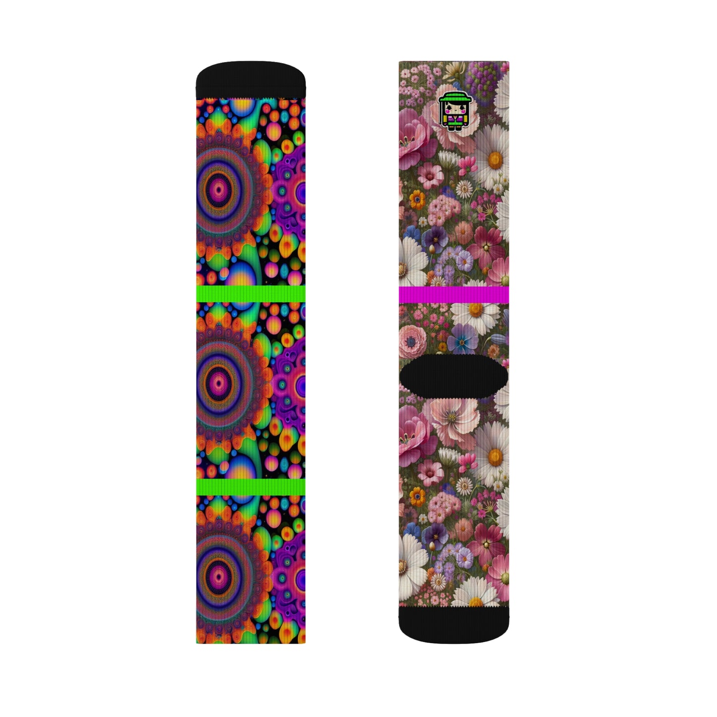 Enter the Flower-verse (Sublimation Socks)