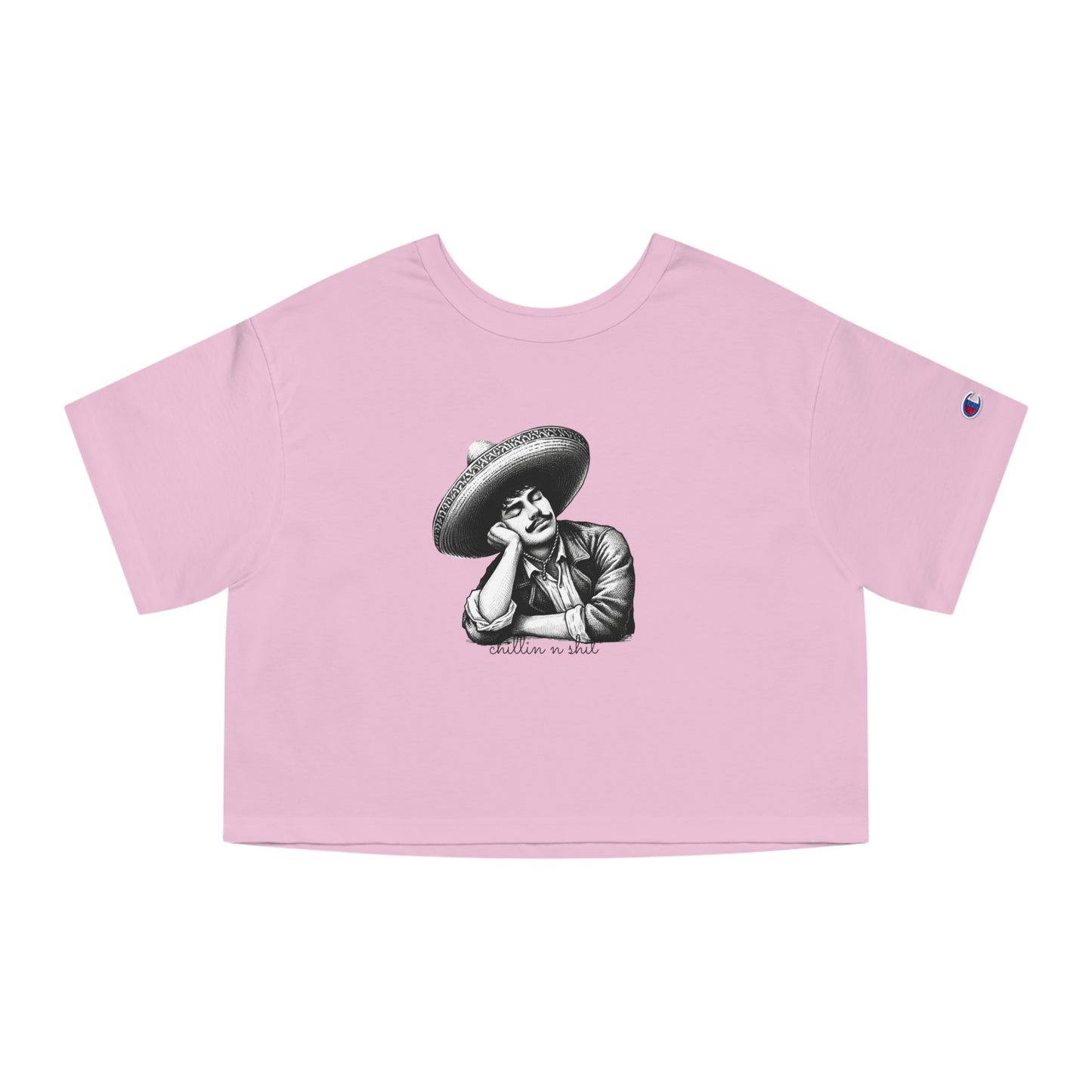 Chillin N' shit (Champion Women's Heritage Cropped T-Shirt)