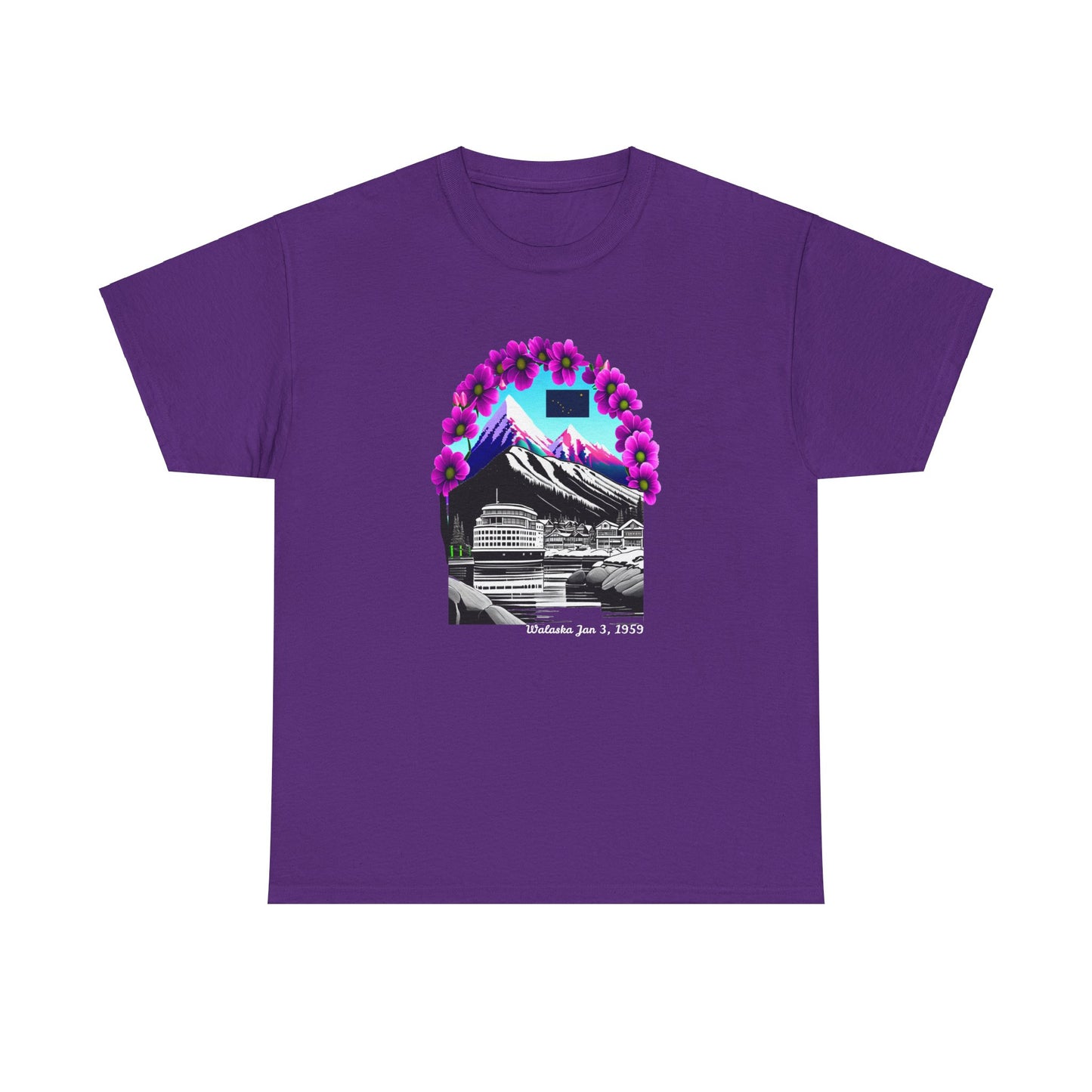 W Alaska Walaska (Unisex Heavy Cotton Tee)