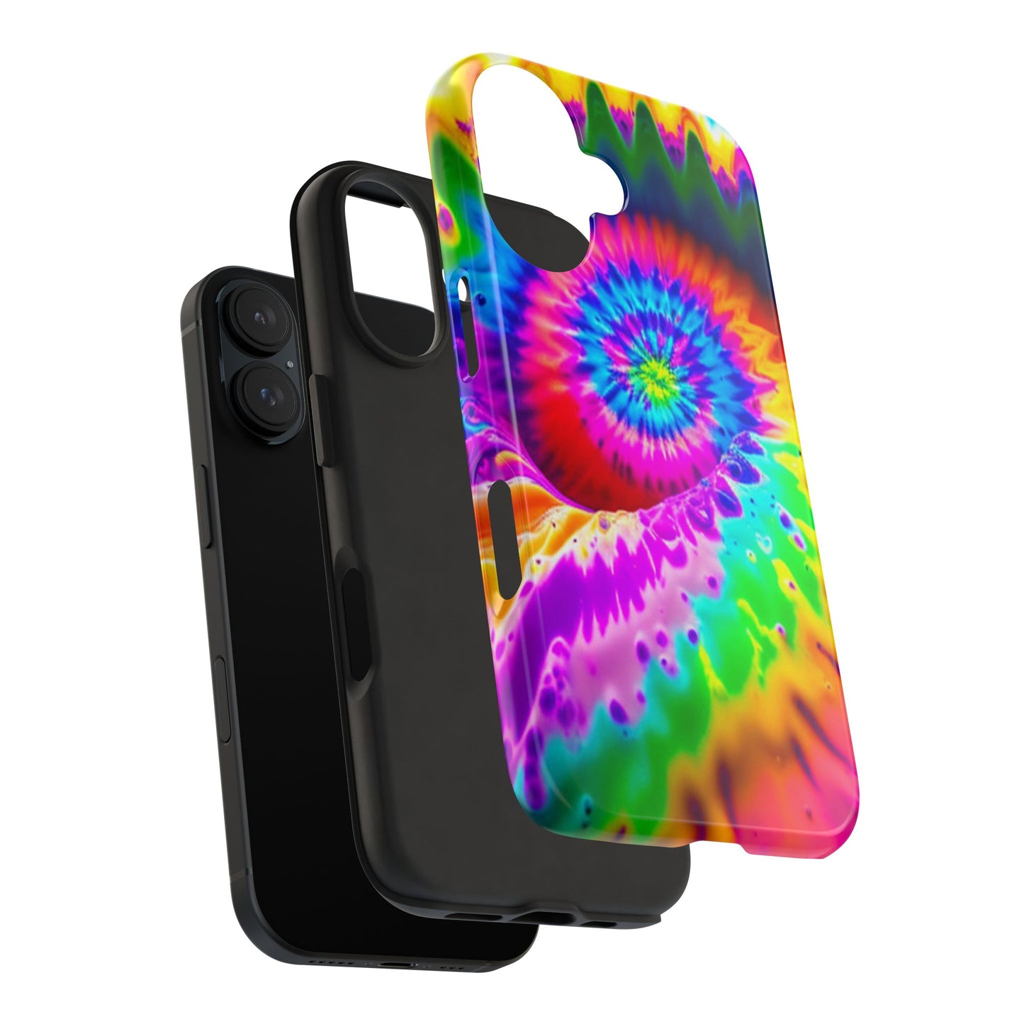 W Tie-Dye Wie-Wye (Tough iPhone Case)