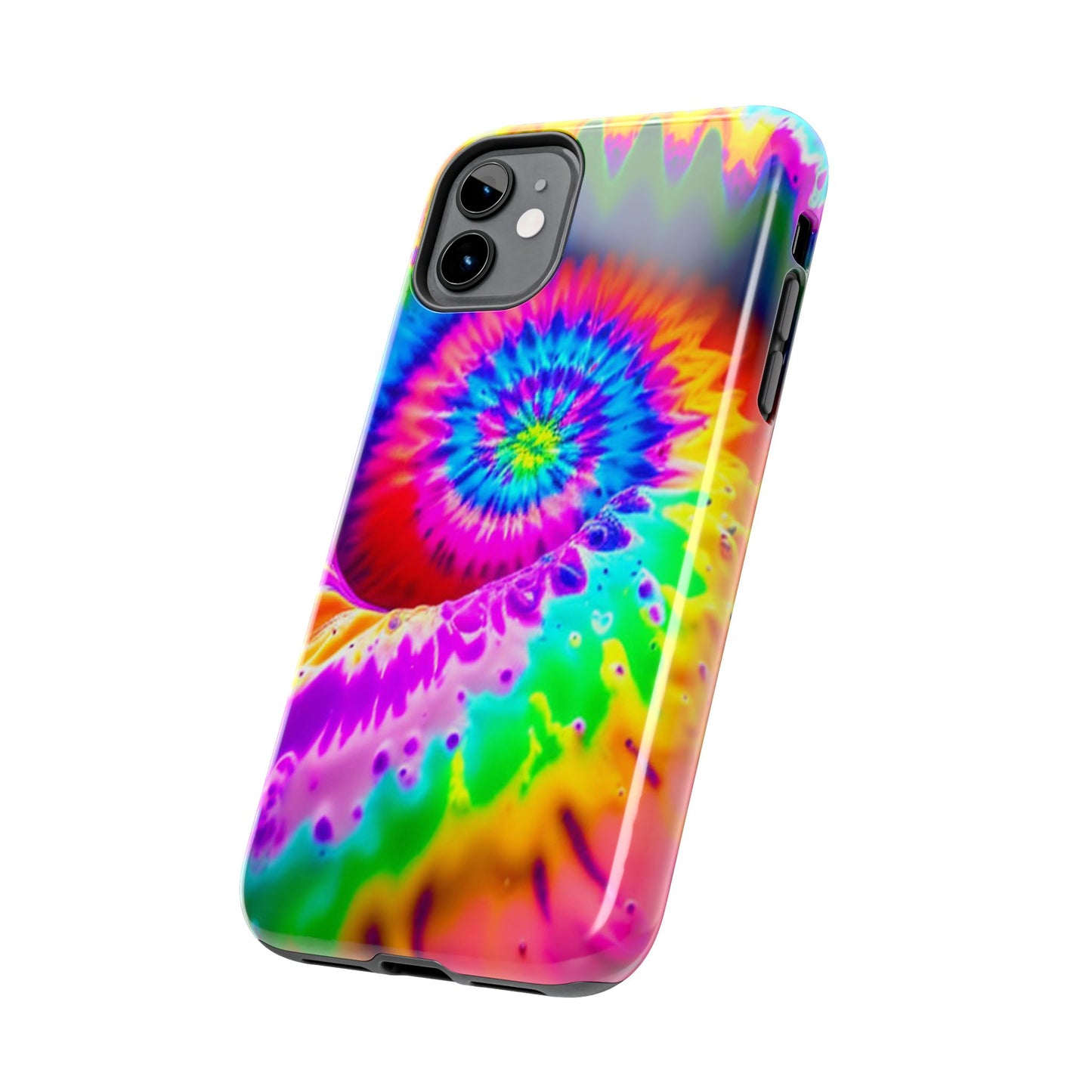 W Tie-Dye Wie-Wye (Tough iPhone Case)