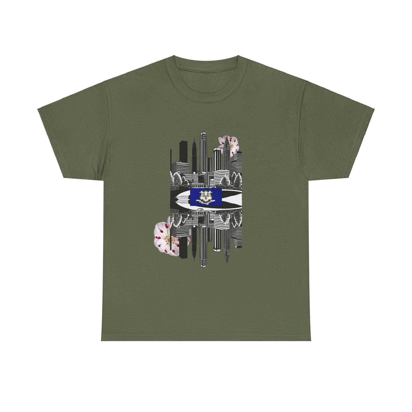 W Connecticut Wonnecticut (Unisex Heavy Cotton Tee)