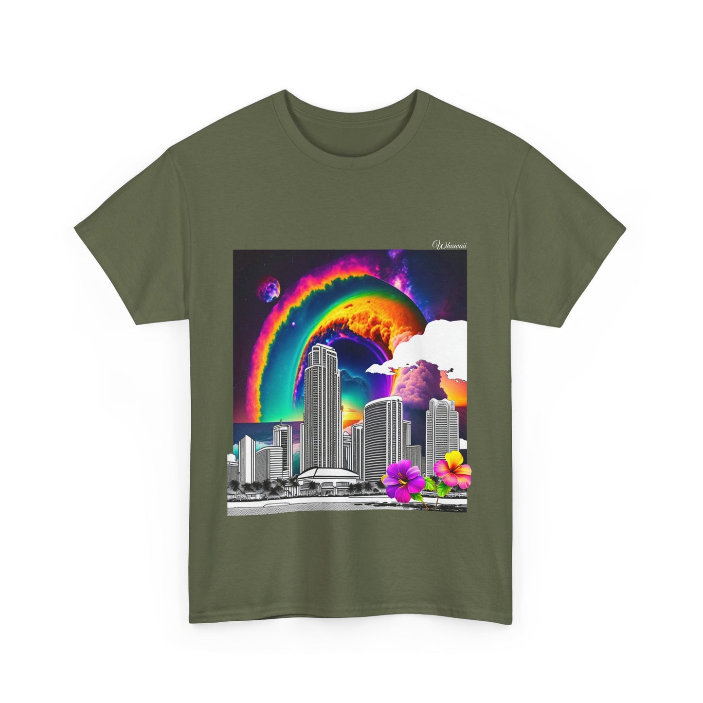 W Hawaii Wawaii (Unisex Heavy Cotton Tee)