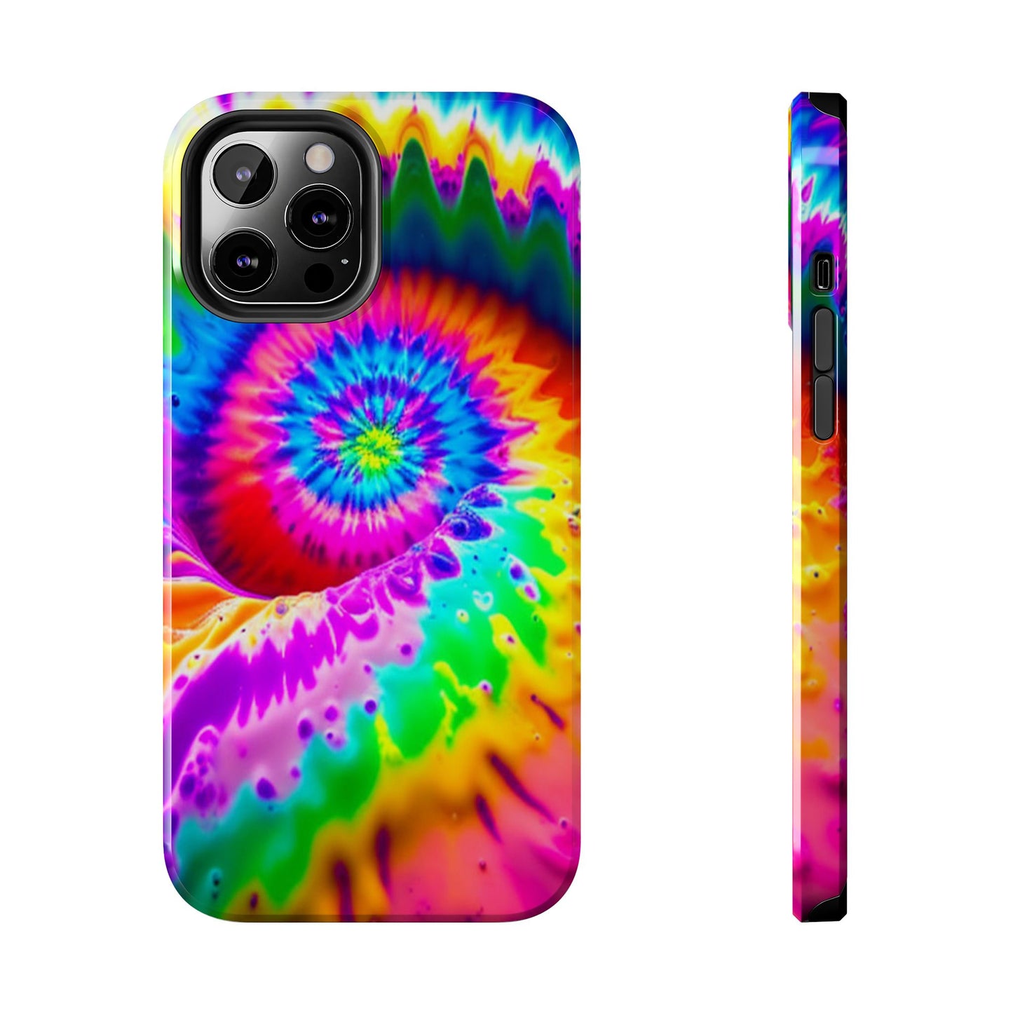 W Tie-Dye Wie-Wye (Tough iPhone Case)